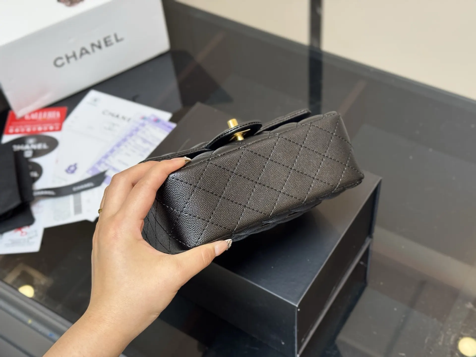 CHANEL mini 手提包 通勤手提款(數字9) CHANEL mini 手提包 通勤手提款(數字9)