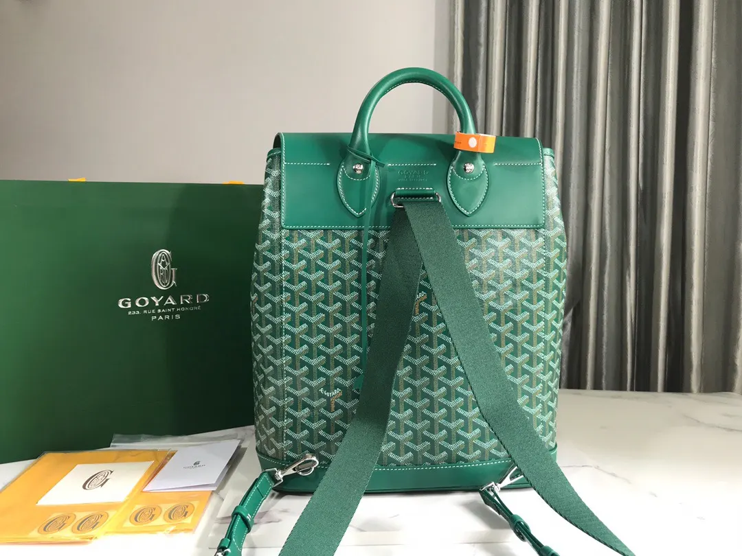 Goyard Black Brown Backpack
