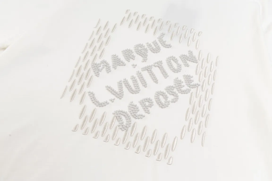 Louis Vuitton 24SS 字母 刺繡 短袖T恤