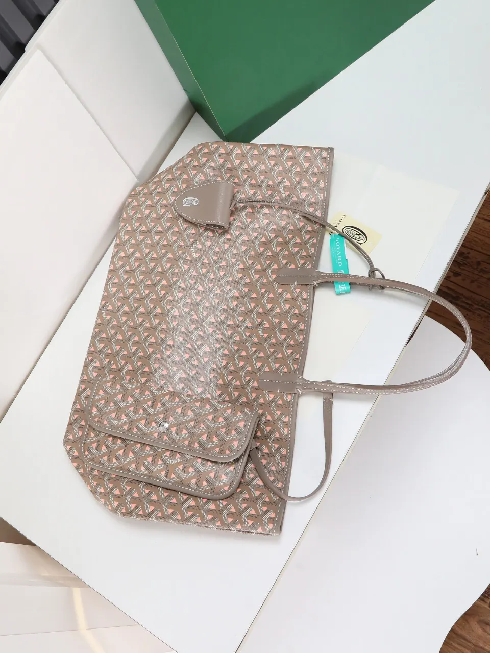 Goyard 帆布 腋下包 復古腋下背款