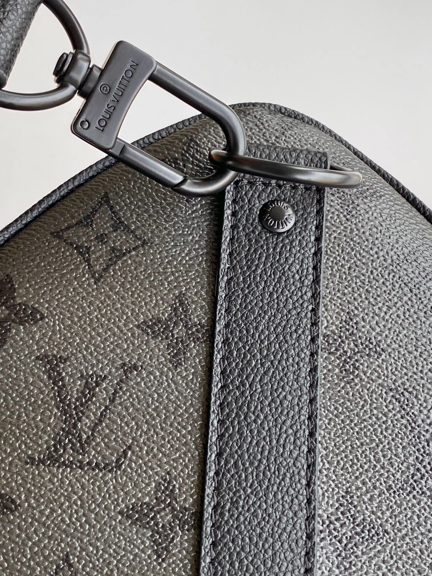 Keepall 灰色 牛皮 旅行包 大容量旅行款