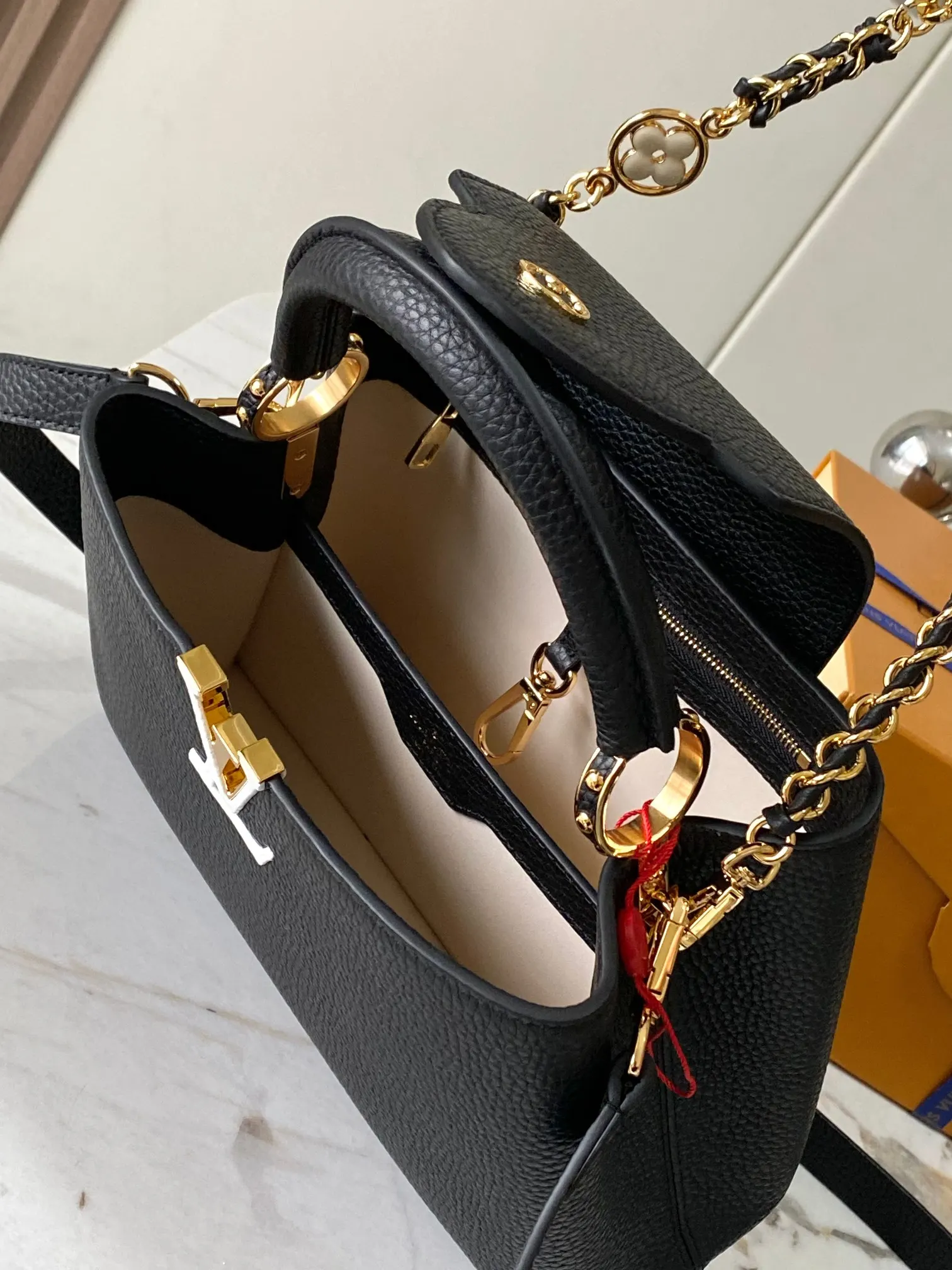 Black White Chain Bag
