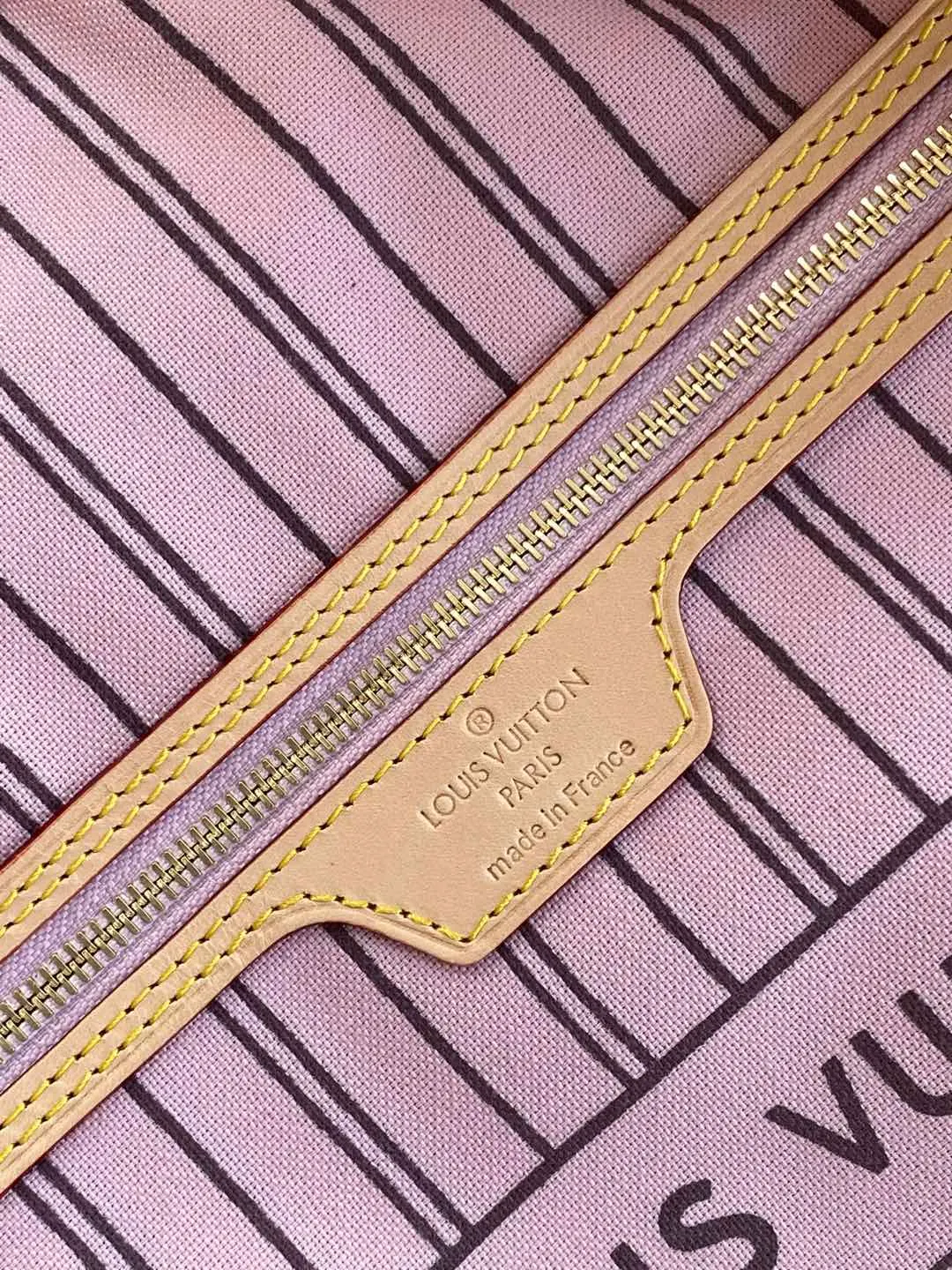 Monogram Tote Bag Leather