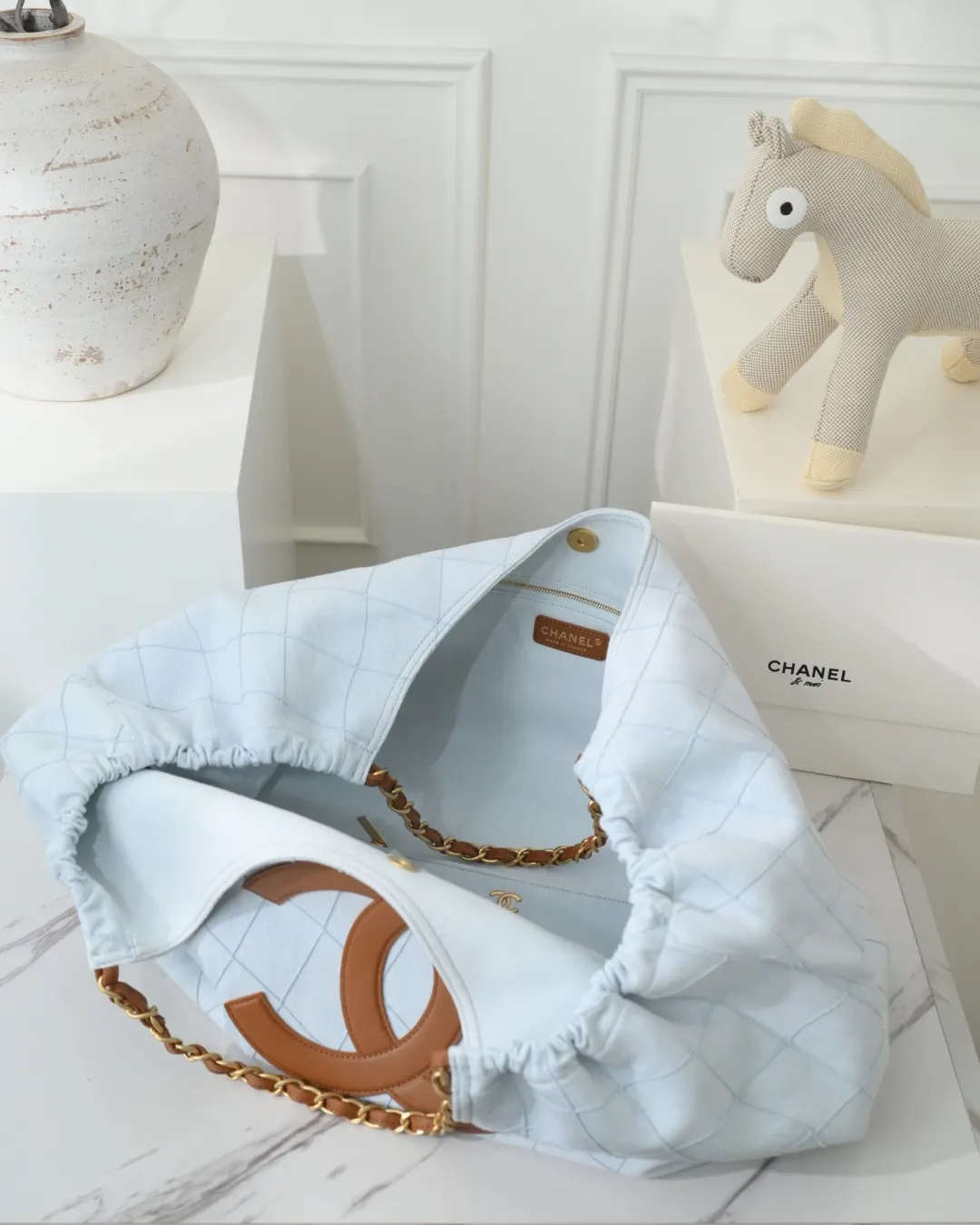 Blue Tote Bag