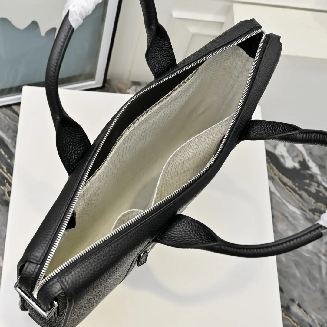 Hermes Briefcase Business Commuter Leather
