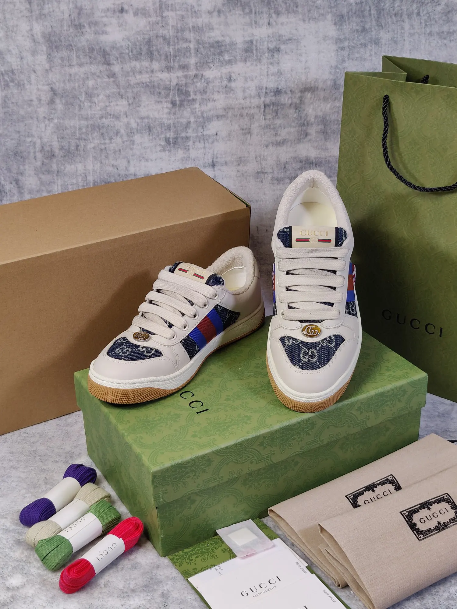Gucci Logo休闲运动鞋 百搭款