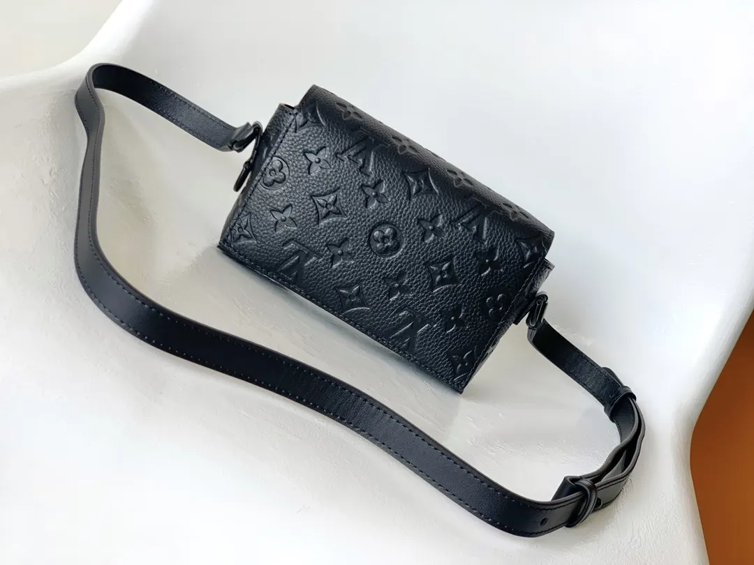LV 黑色压纹链条小方包 单肩斜挎款｜ORBUYBAG 岚奢包高端时尚精品