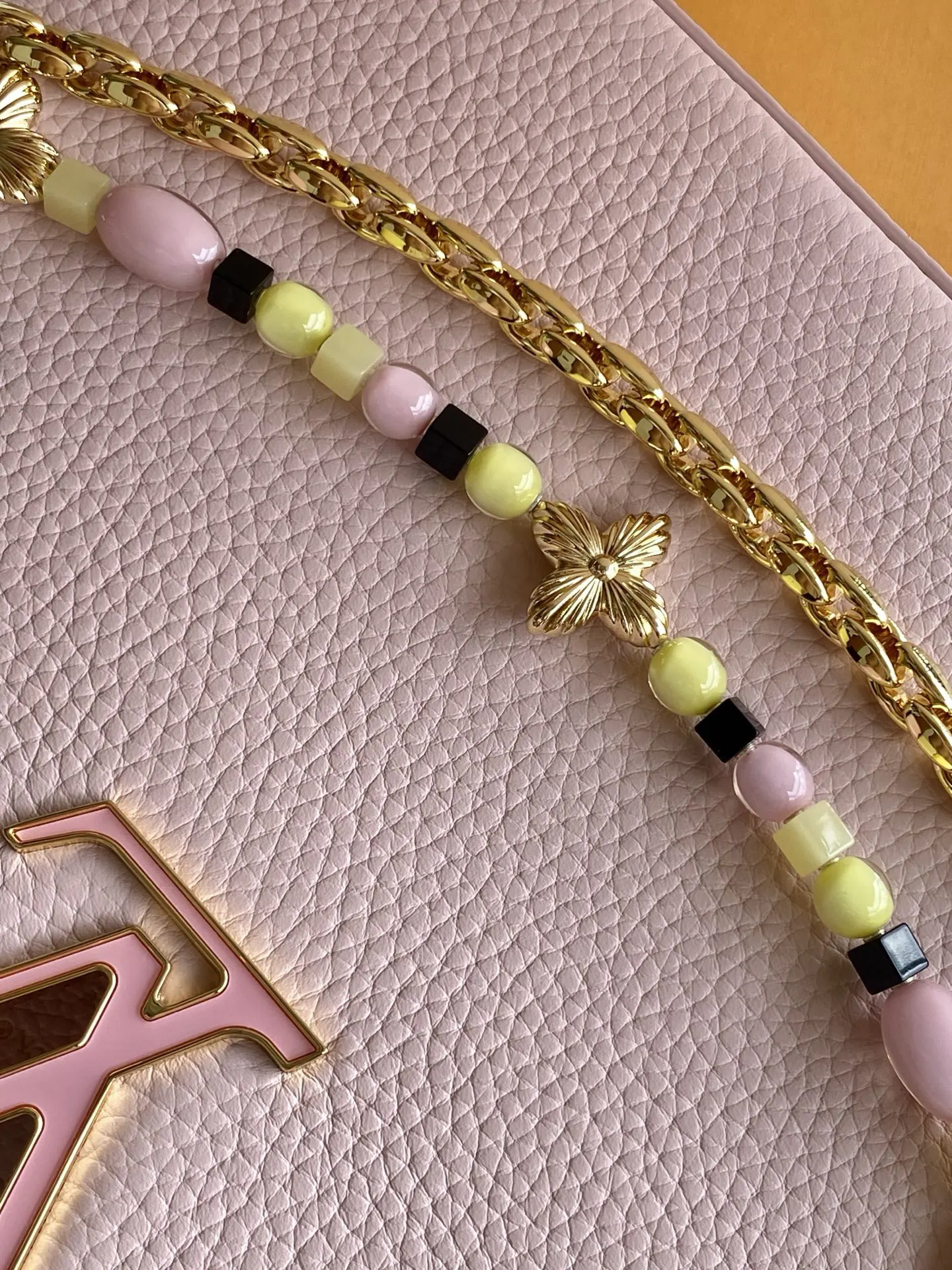 LV Capucines 黑色 棕色 牛皮 鏈條包 精致鏈條款
