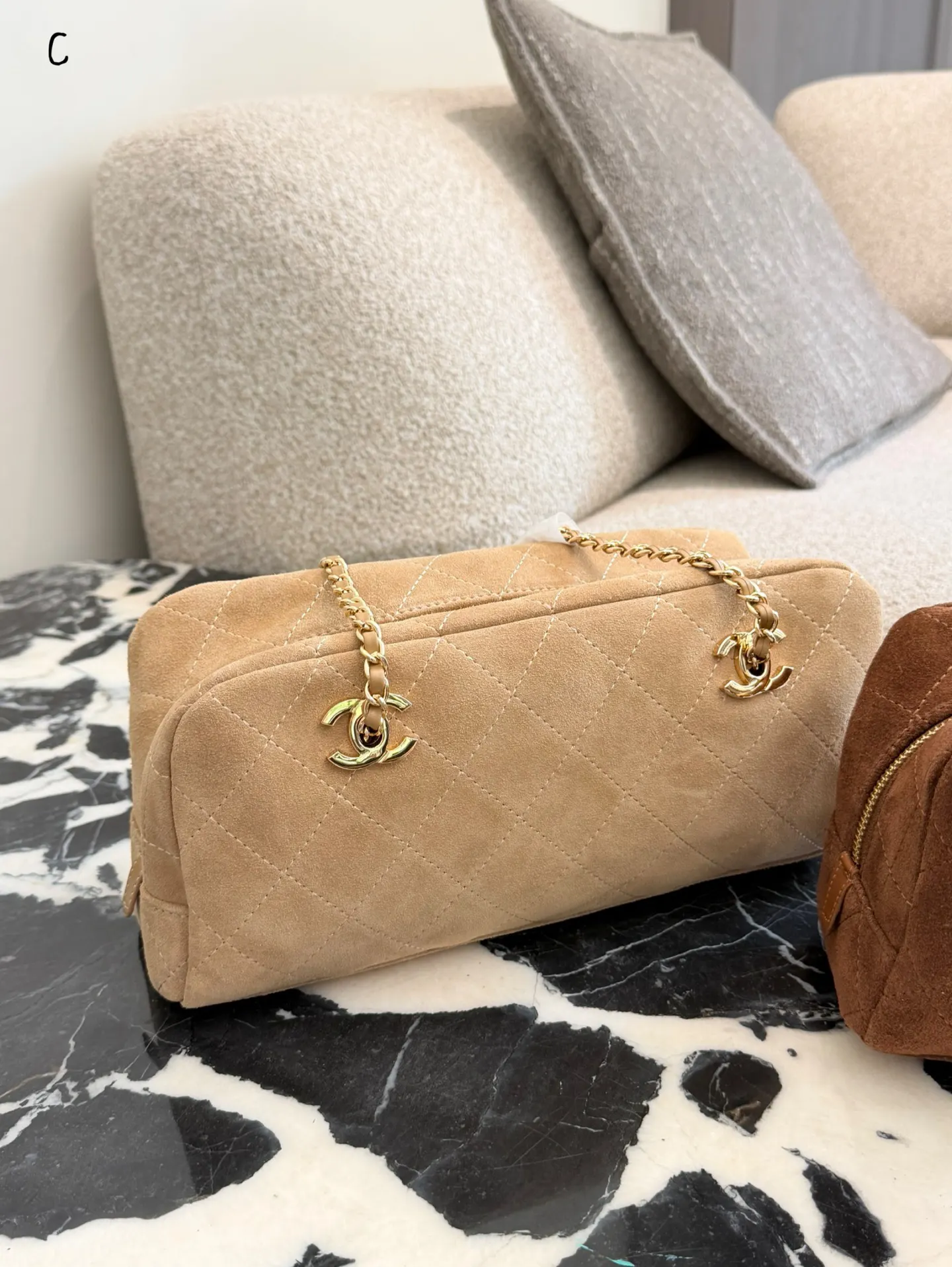 Chanel Brown Chain Bag