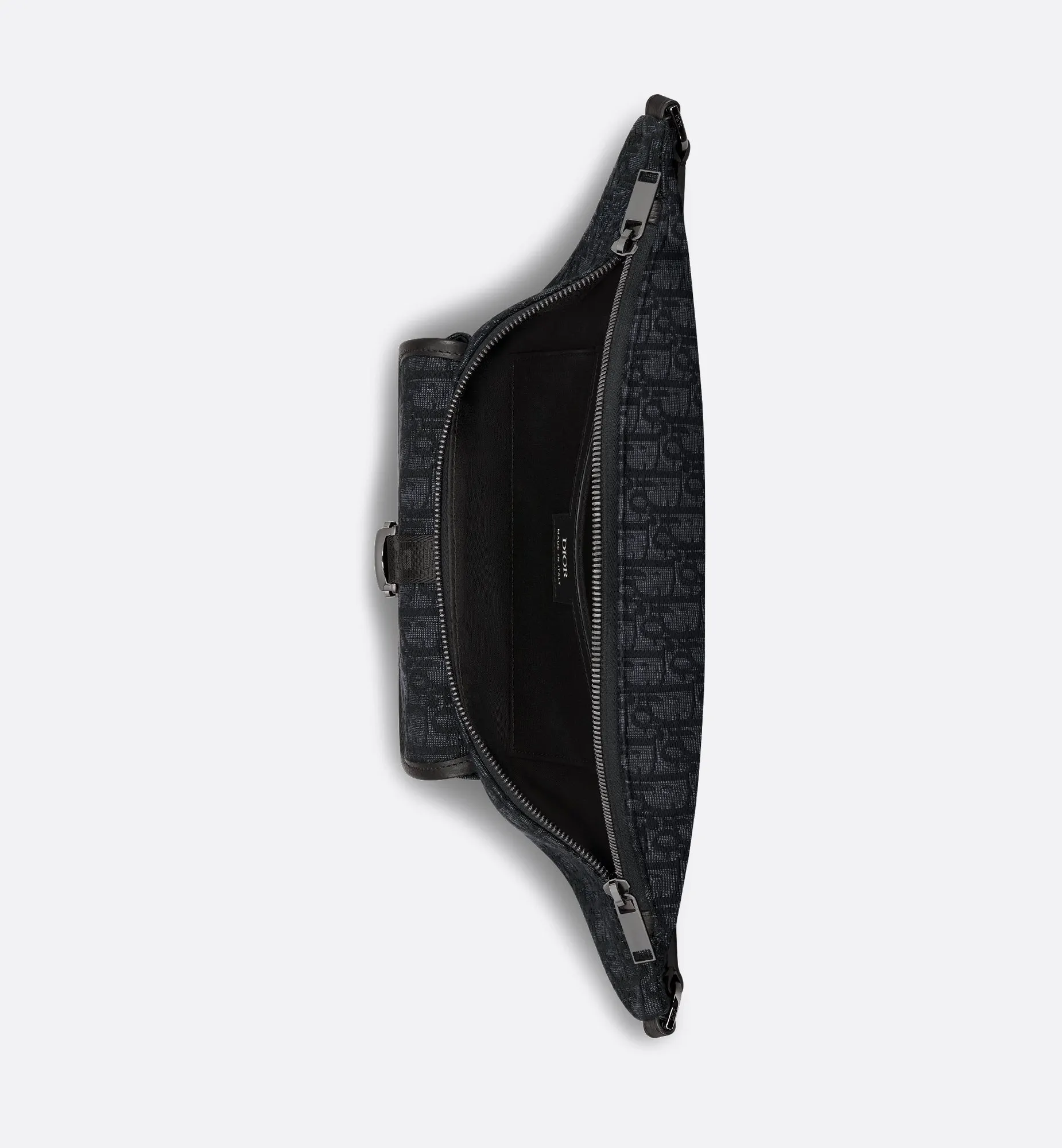 Black Beige Belt Bag Casual Fashion Leather