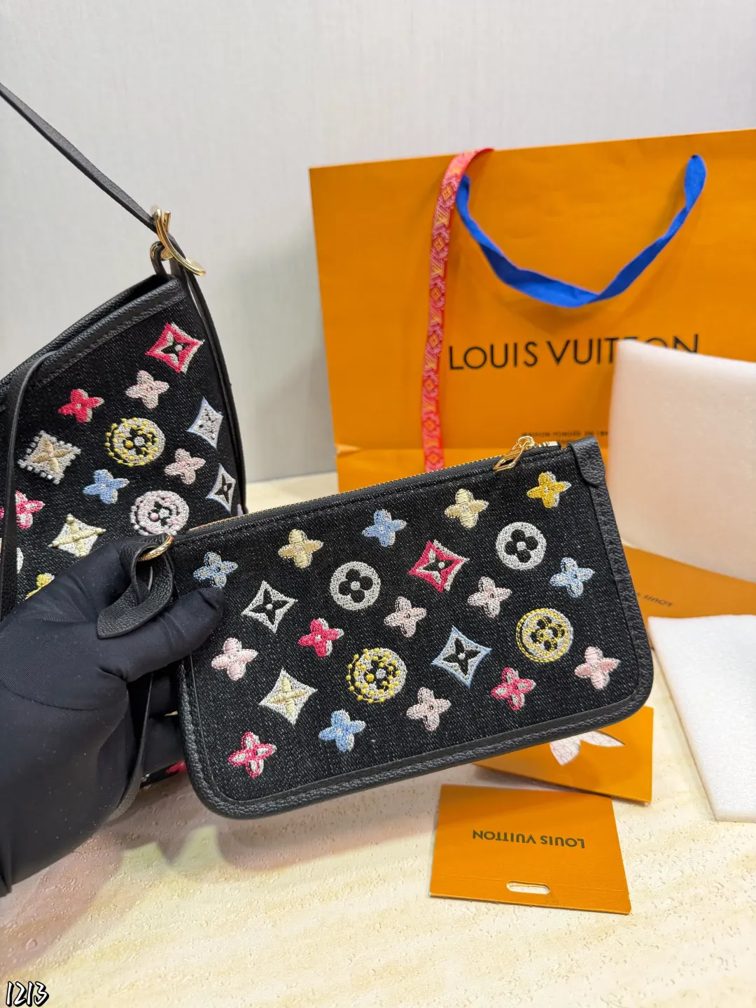 LV CarryAll 老花 牛仔 托特包 大容量托特款