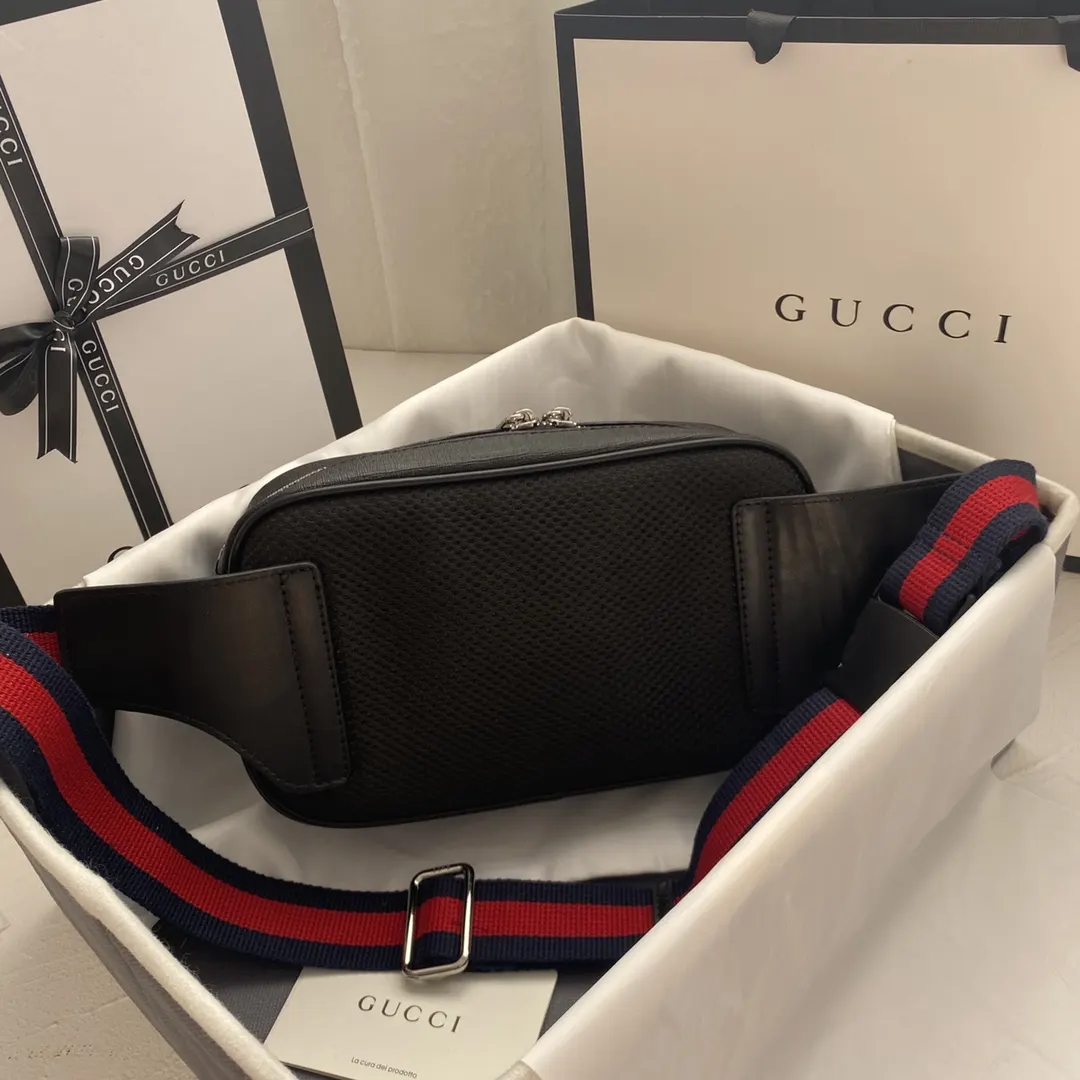 Gucci 牛皮 腰包 休閒腰包款