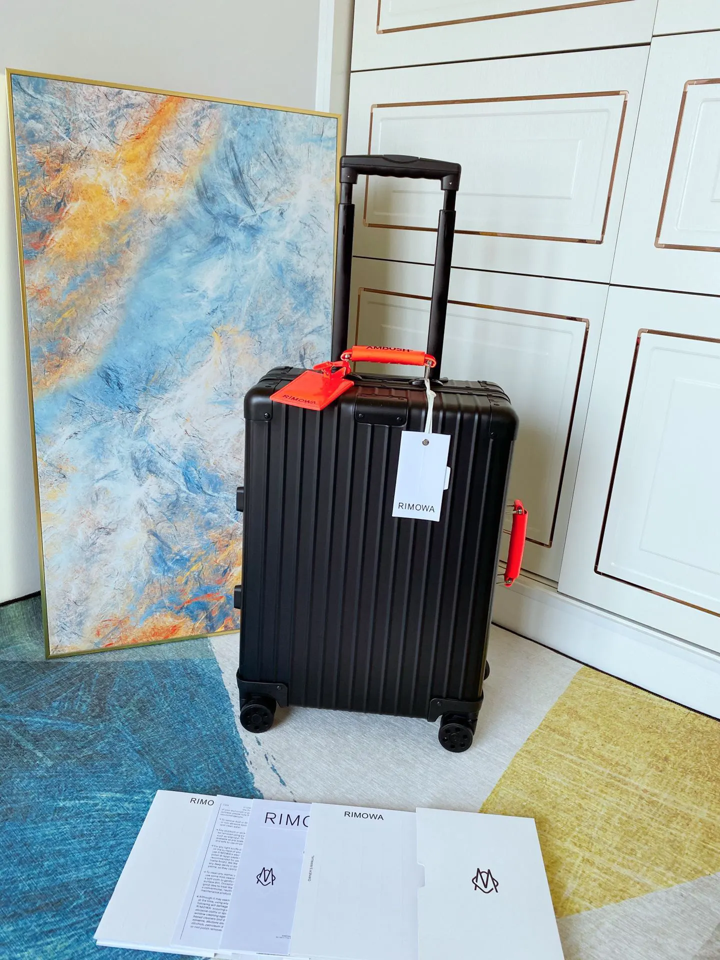黑色 银色 rimowa联名A USH ® 为庆祝 RIMOW 行李箱 旅行拉杆款 轻便出行款