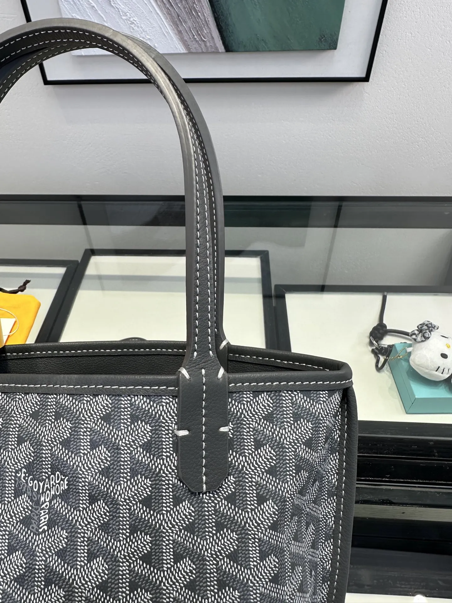 Goyard 灰色 小牛皮 托特包 大容量托特款