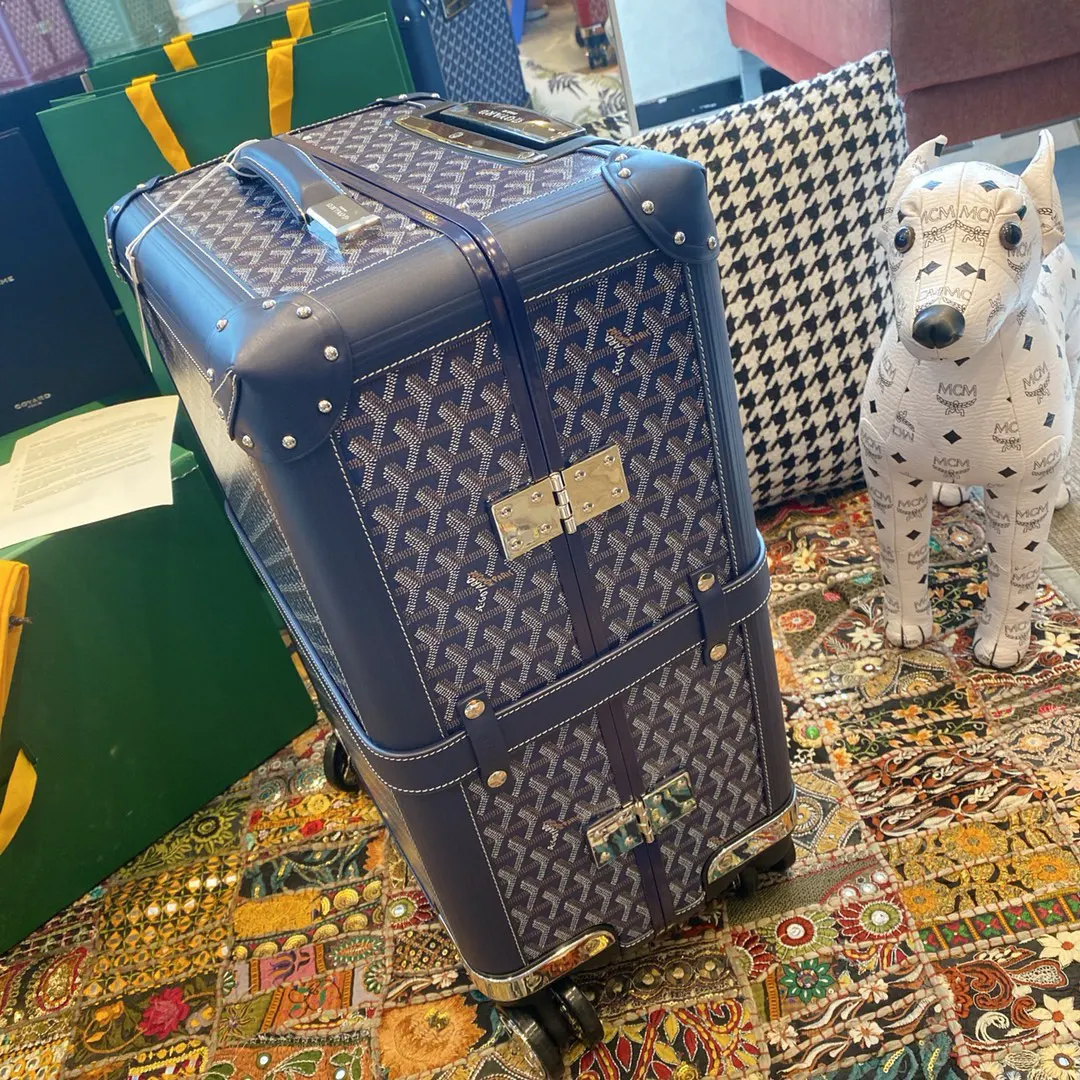 Goyard 黑色 白色 行李箱 旅行拉杆款 轻便出行款