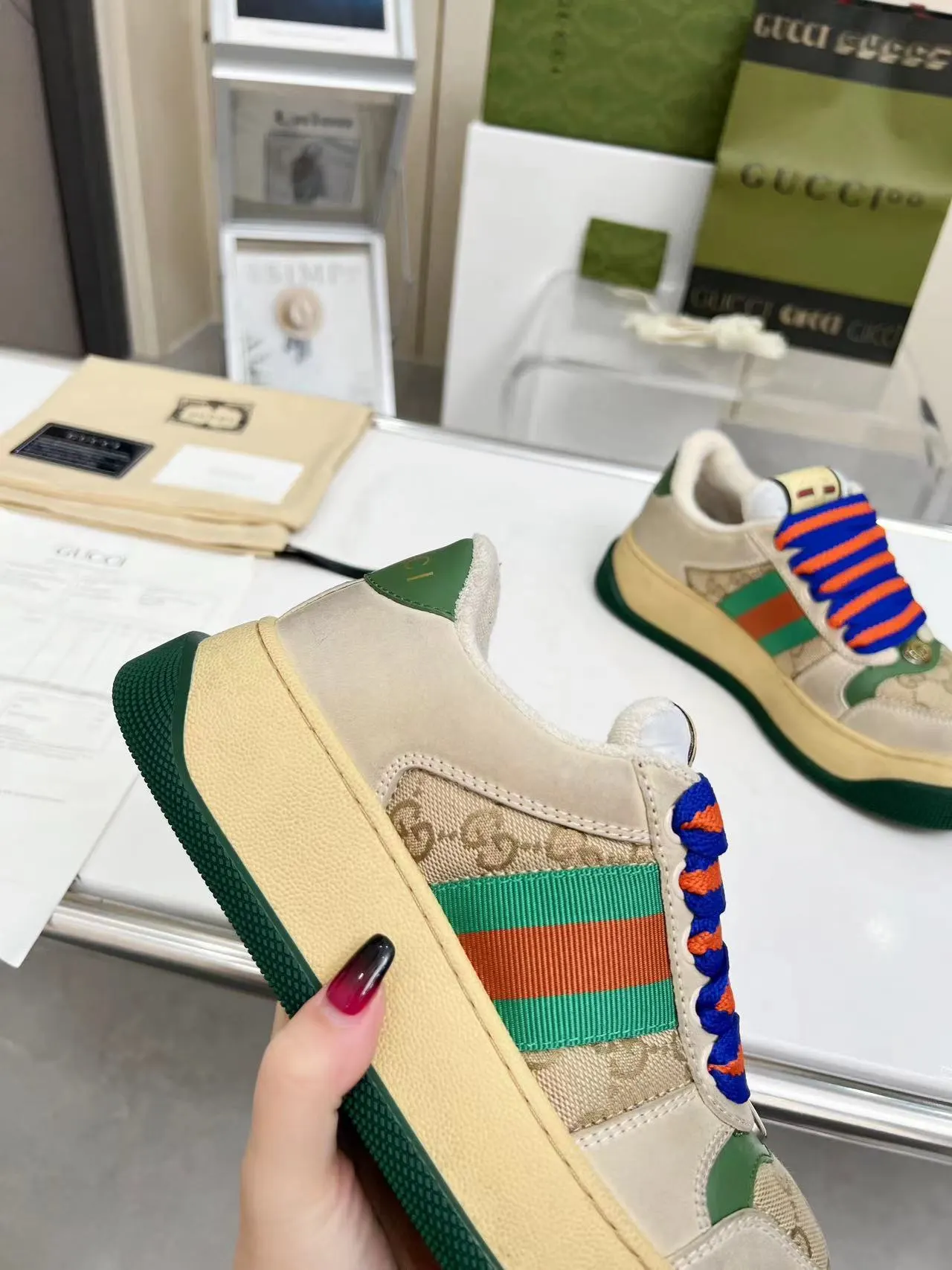 Gucci Logo休闲运动鞋 百搭款