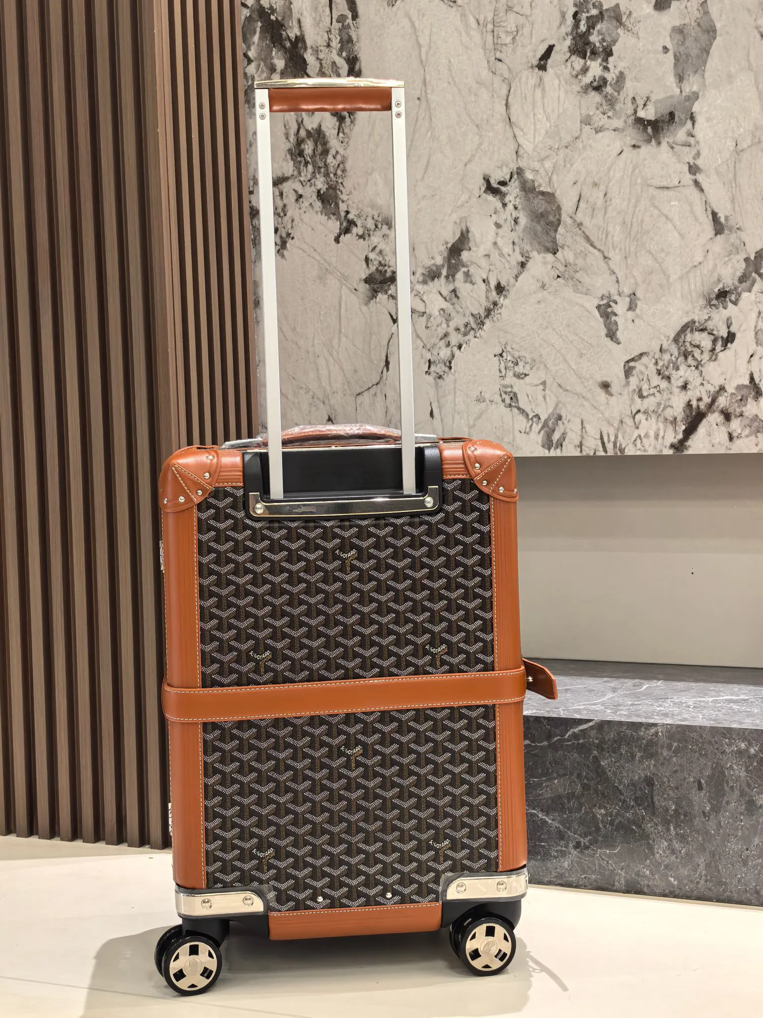Goyard 戈雅 寸登机箱 全手工精心打造 行李箱 旅行拉杆款 轻便出行款