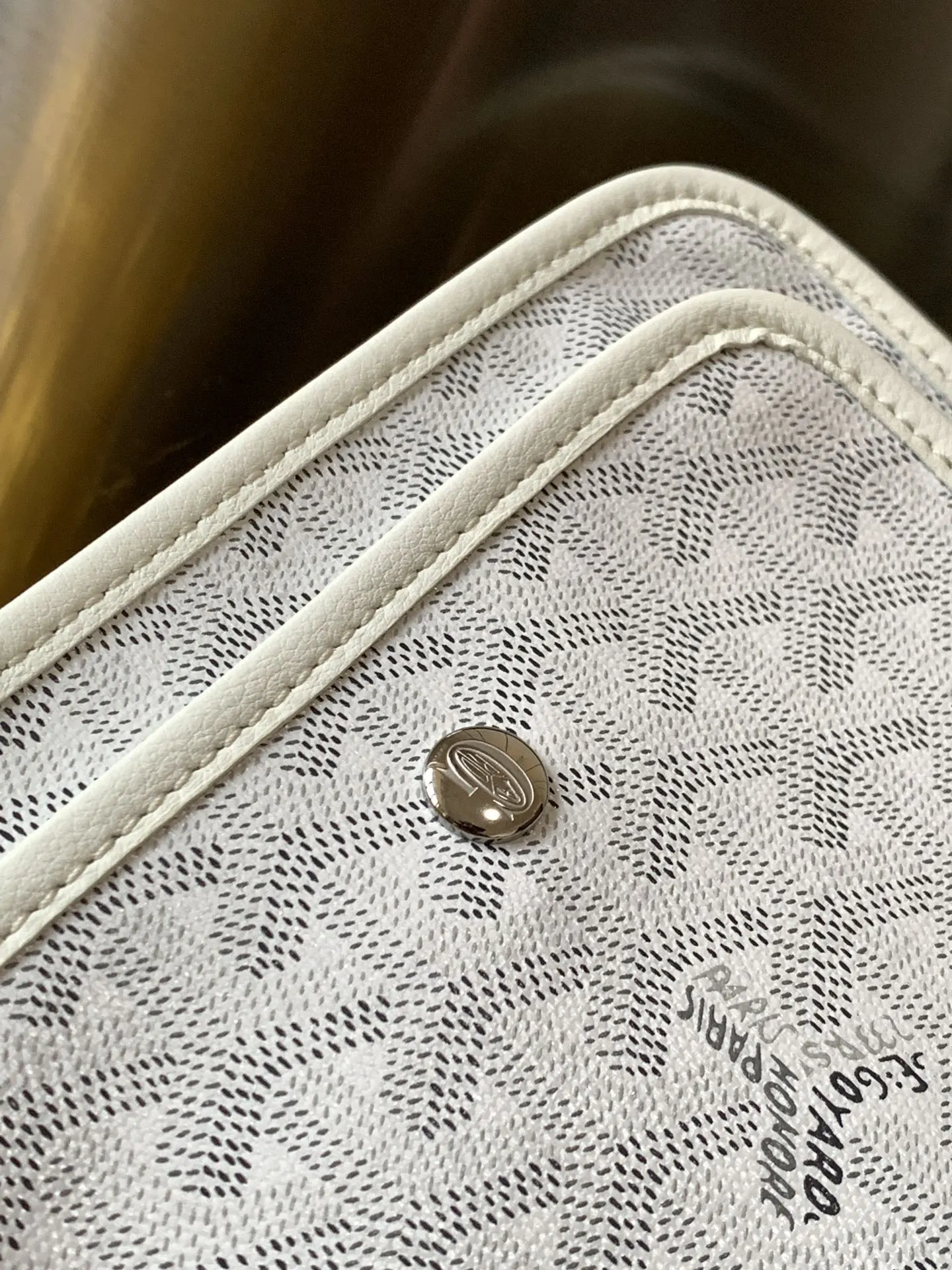 Goyard White Clutch Bag