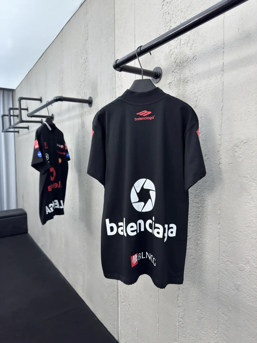 Balenciaga 黑色 Logo 短袖T恤