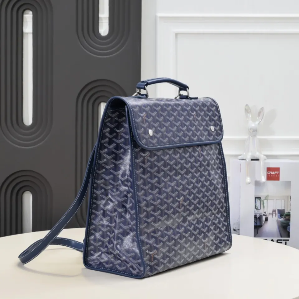 Goyard Blue Backpack