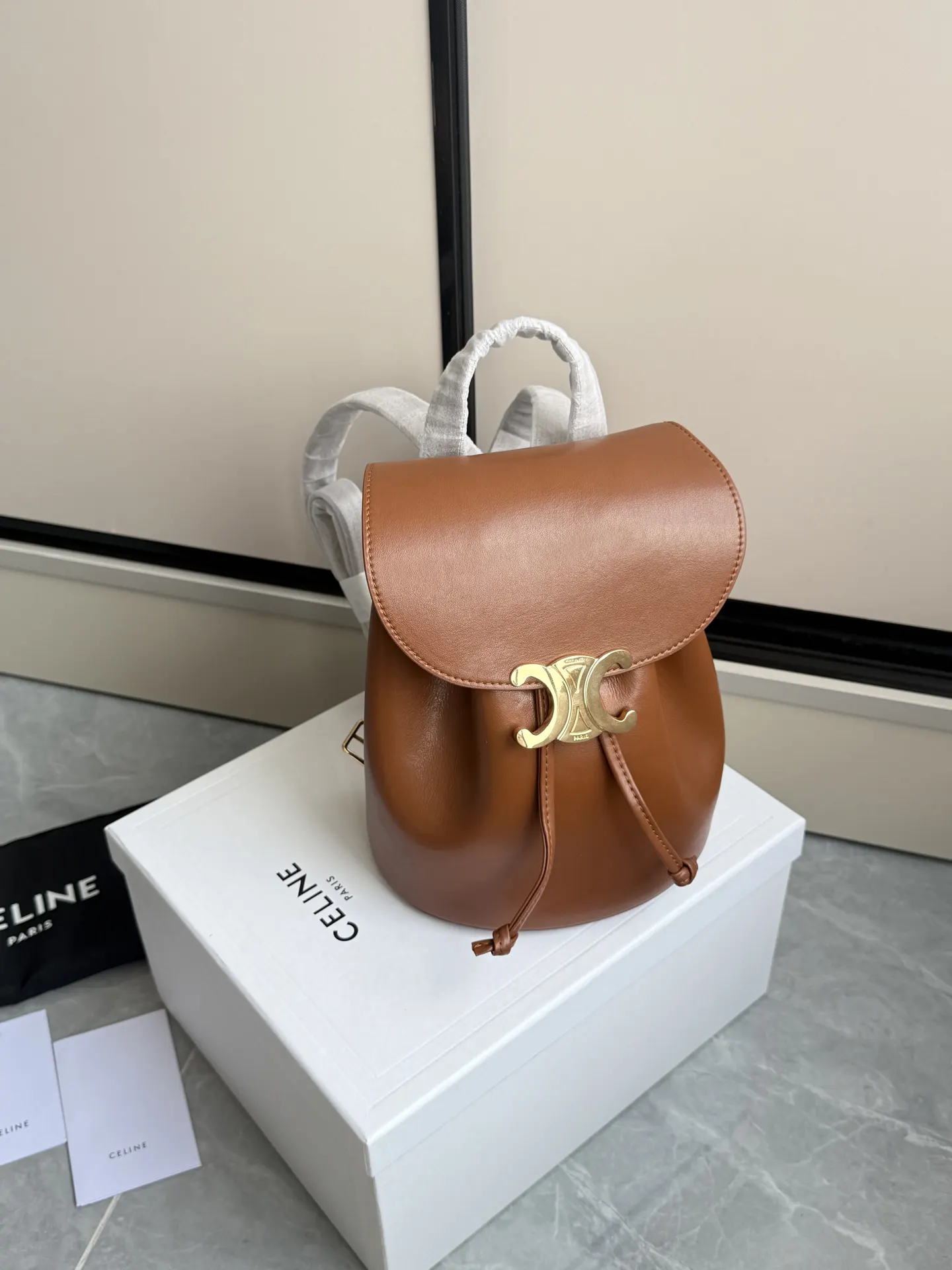 Brown Backpack