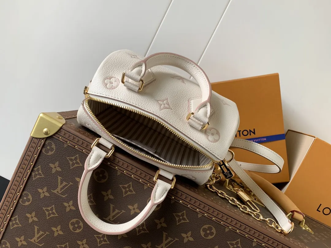 LV Speedy 棕色老花毛绒链条包 秋冬单肩斜挎款｜ORBUYBAG 岚奢包高端时尚精品