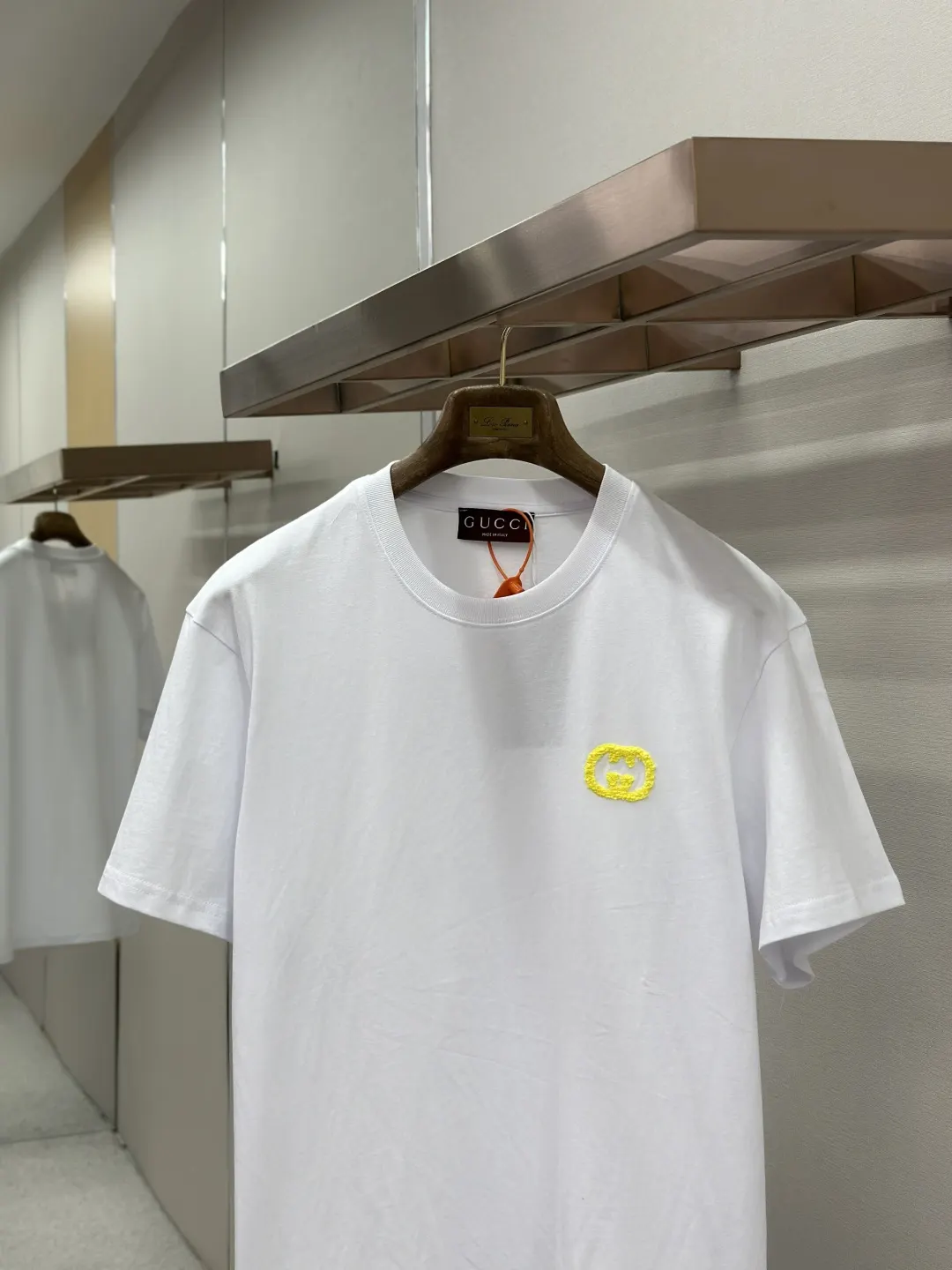 Gucci Double G Embroidery Short Sleeve T-Shirt Image 4 Gucci Double G Embroidery Short Sleeve T-Shirt Image 4