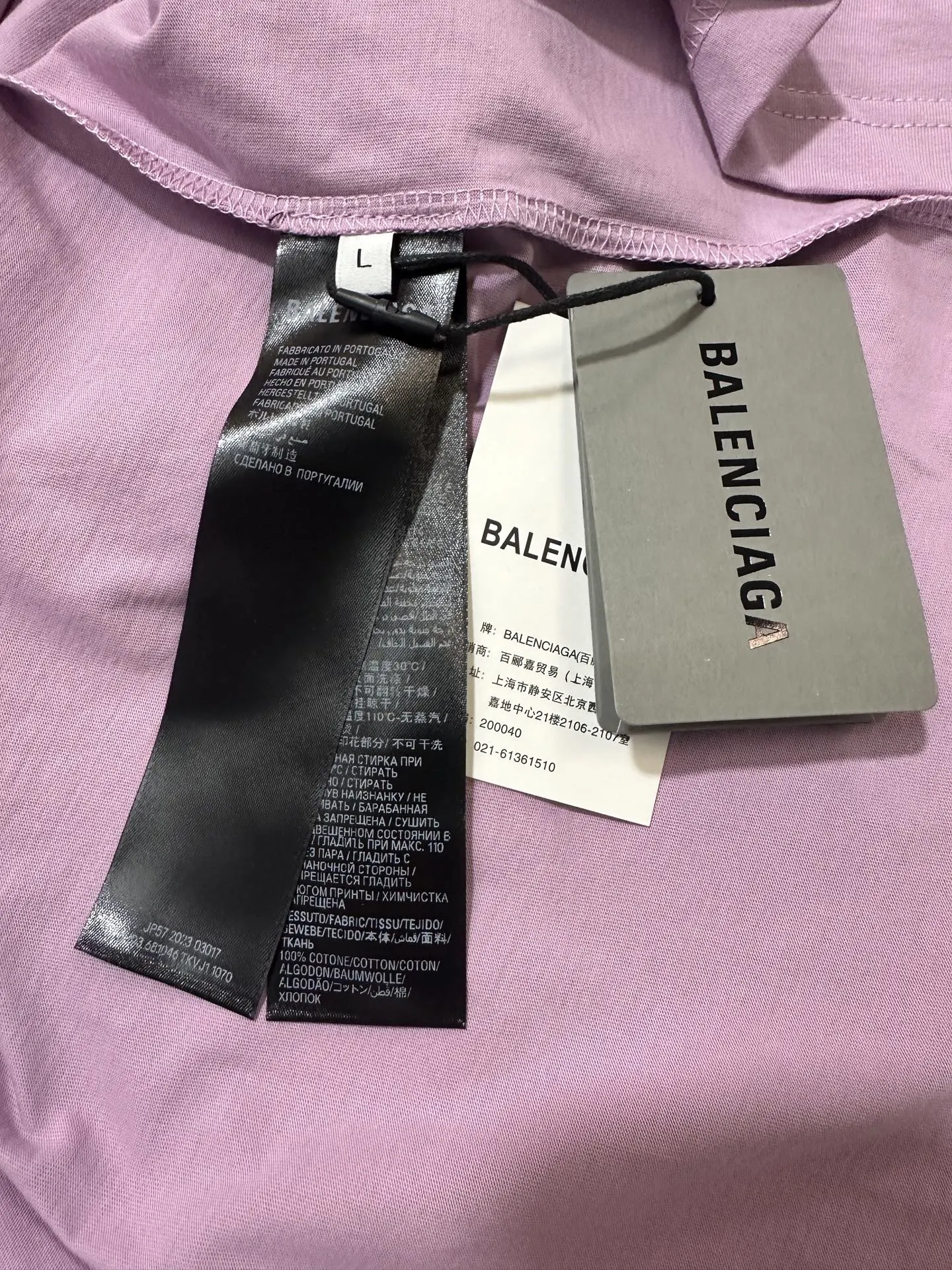 Balenciaga 26SS 黑色 印花 短袖T恤 街头休闲款