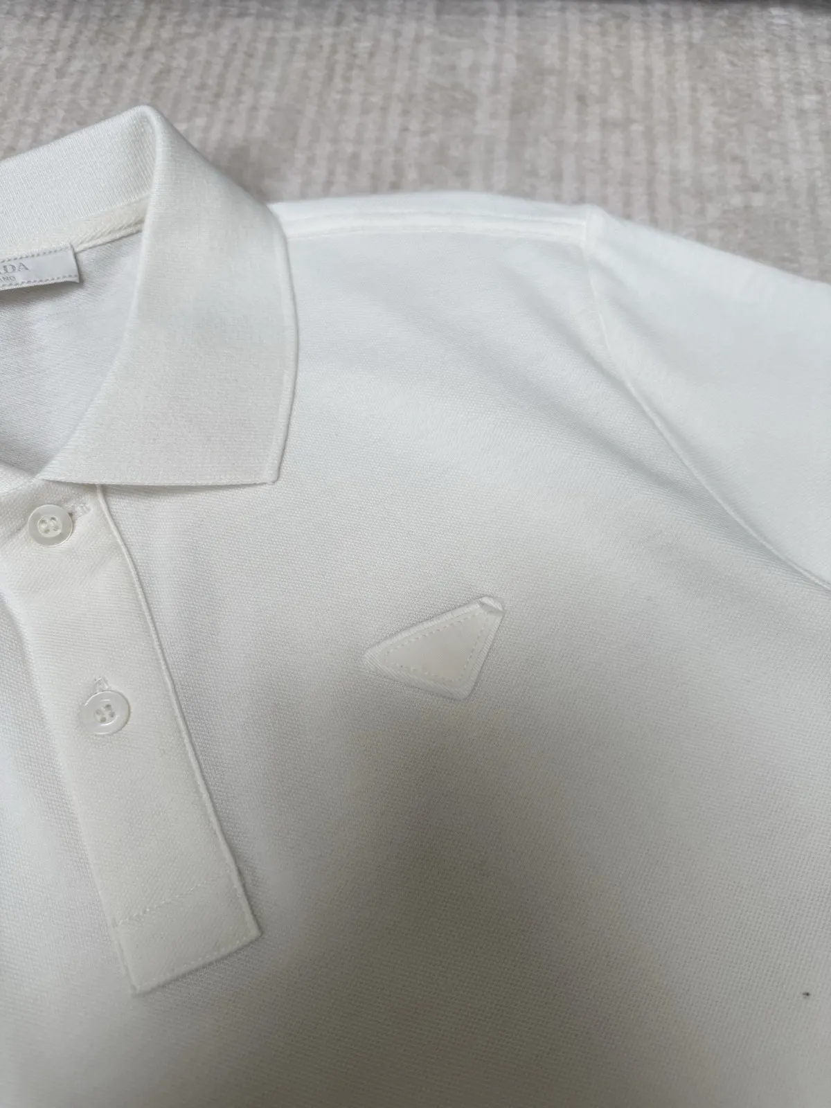 Prada 棉质 三角标 Polo衫