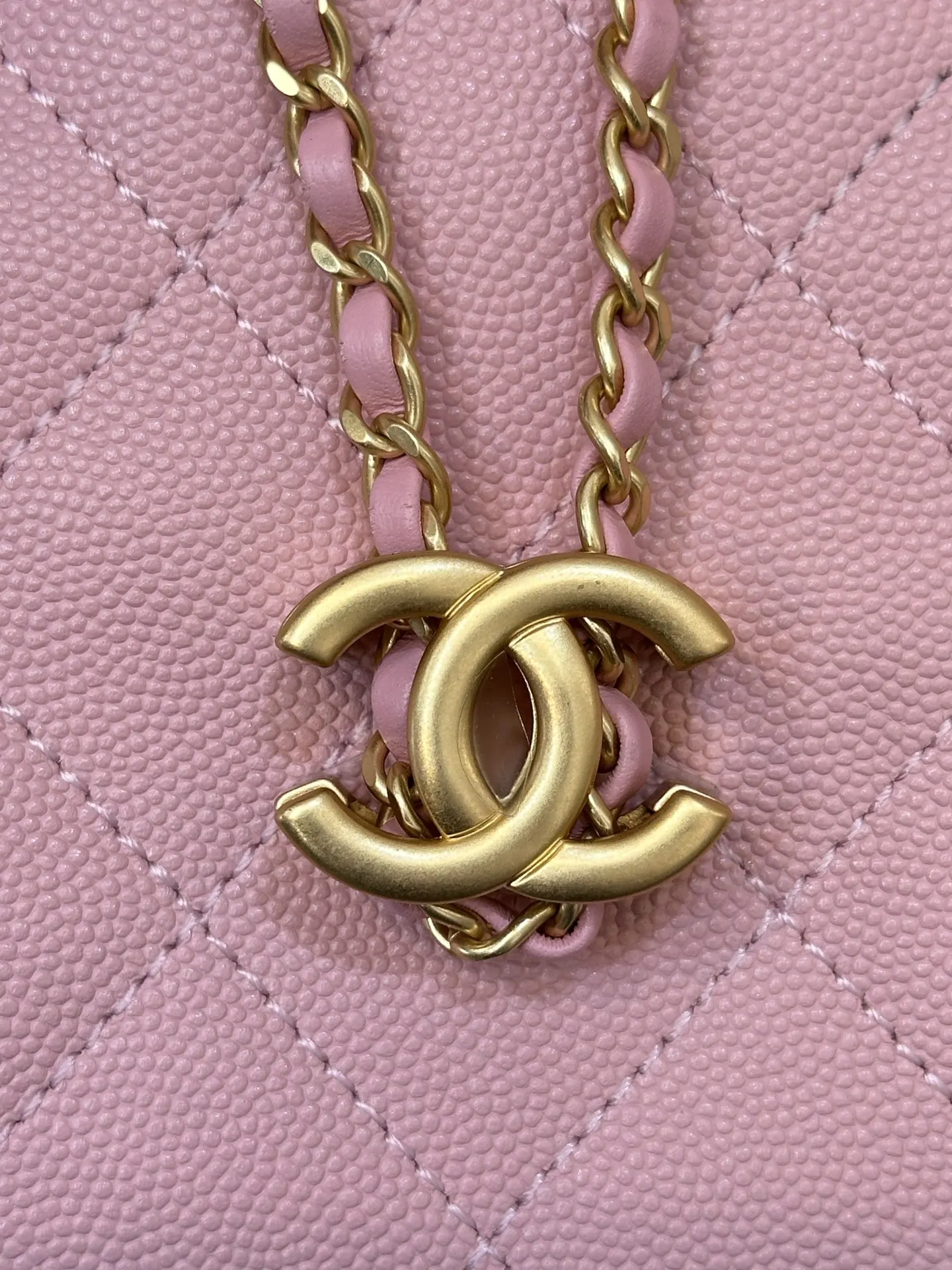 CHANEL Hobo 粉色 腋下包 复古腋下背款
