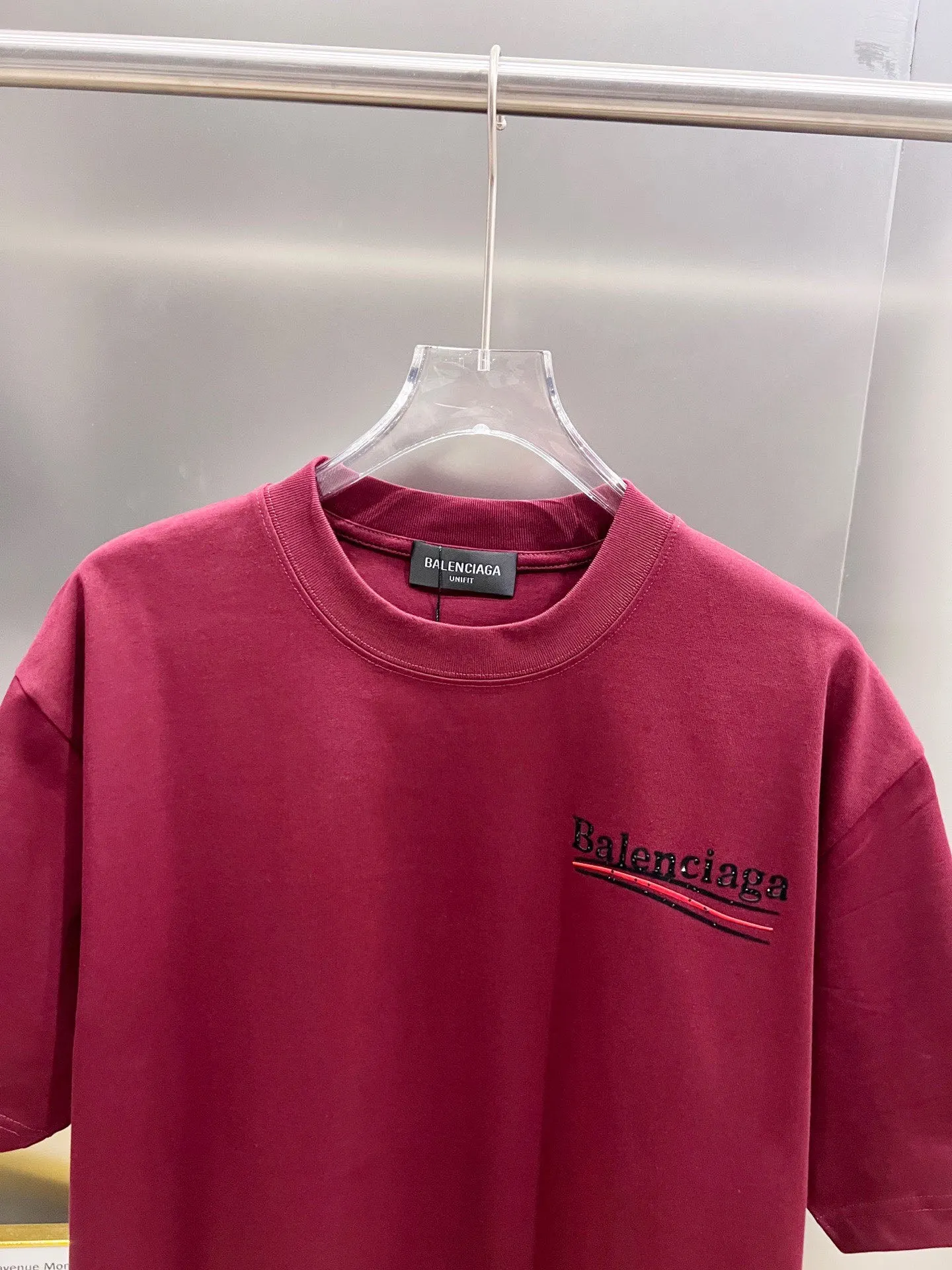 Balenciaga Black Logo Short Sleeve T-Shirt Loose Casual