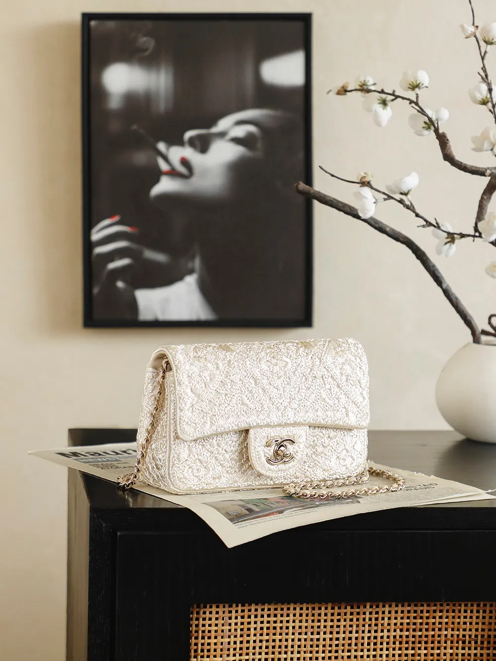 CHANEL 粉色 手提包 通勤手提款