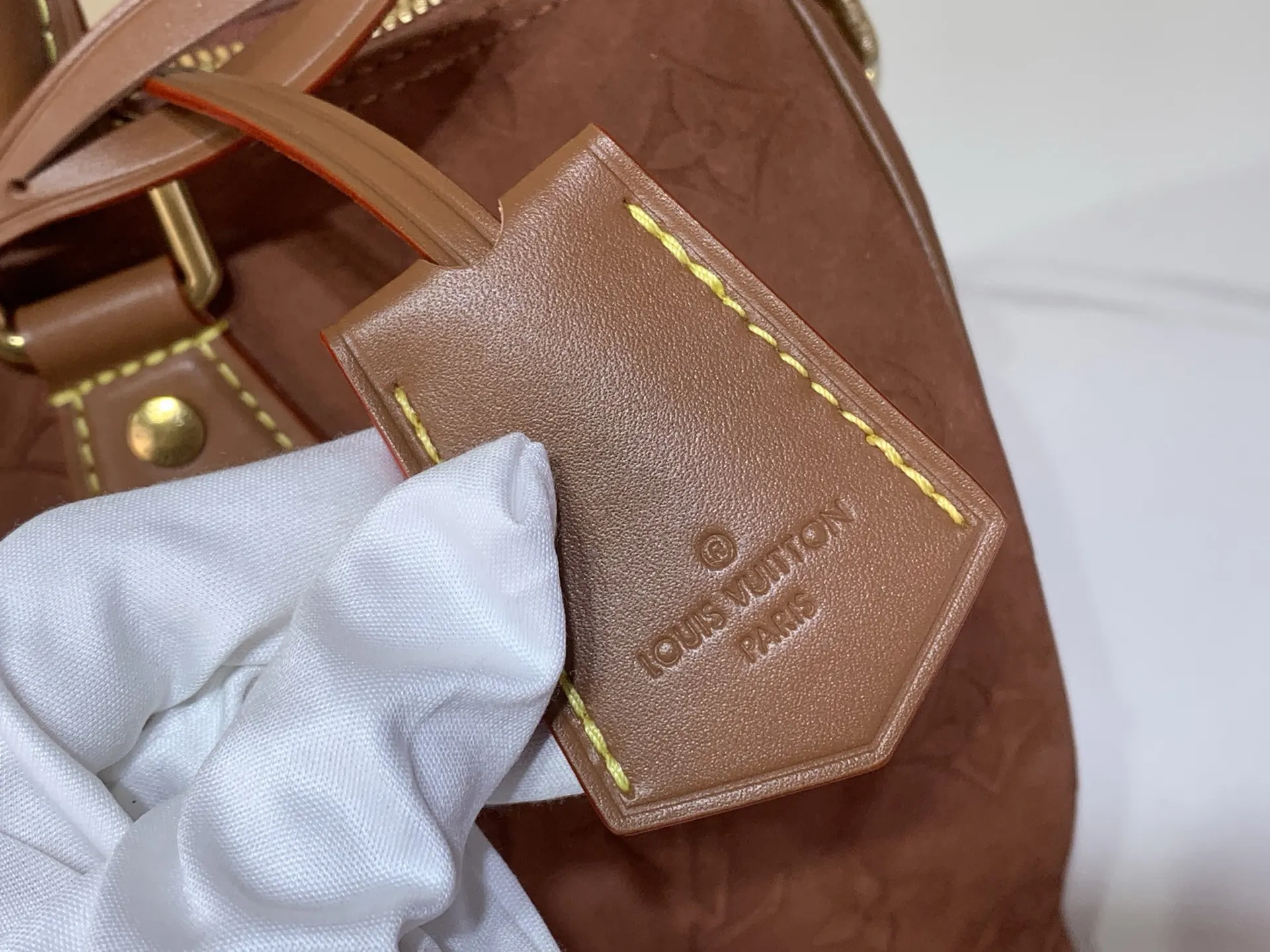 Brown Chain Bag Leather
