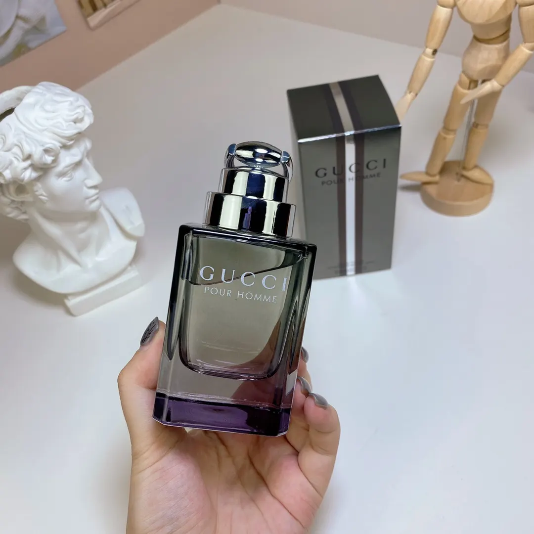 Gucci Guilty 罪爱系列灰紫色男士香水黑盒礼装