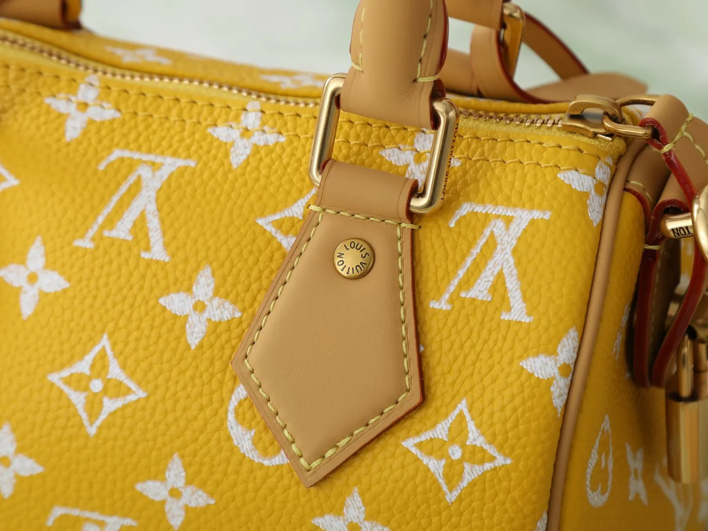 LV Speedy 蓝黄配色 手袋 复古款｜ORBUYBAG 岚奢包高端时尚精品