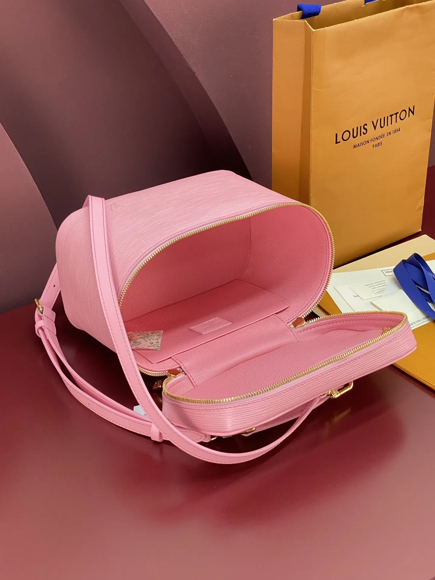 Louis Vuitton Pink Cosmetic Pouch