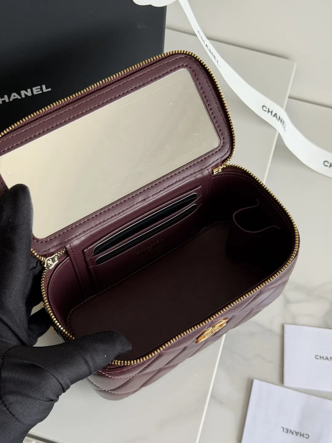 Chanel Top Handle Bag Commuter Classic
