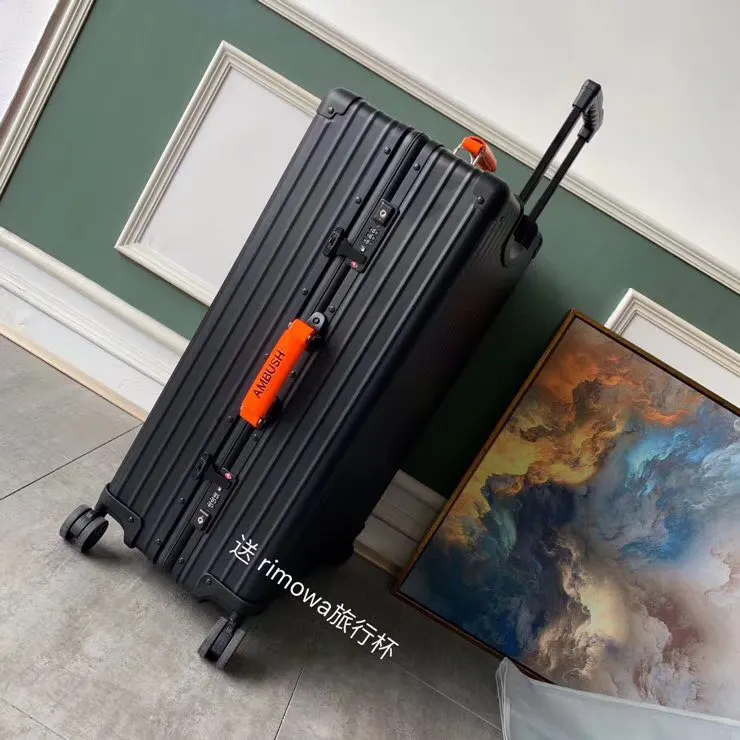 黑色 銀色 底 春节 特惠 RIMW AM 聯名款 行李箱 旅行拉杆款 輕便出行款