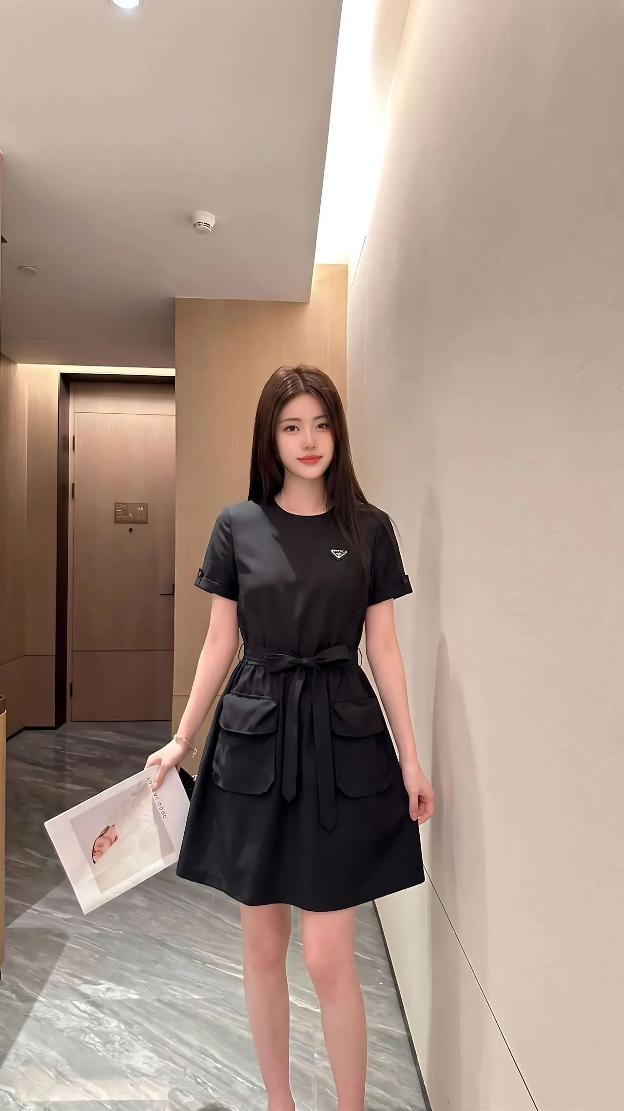 Prada 連衣裙 修身气质