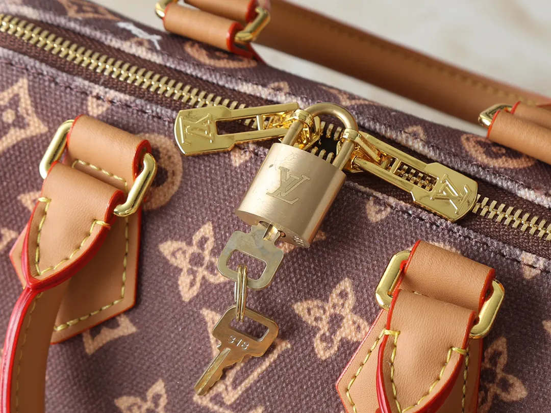 LV Speedy 牛皮 收納包 旅行收納款
