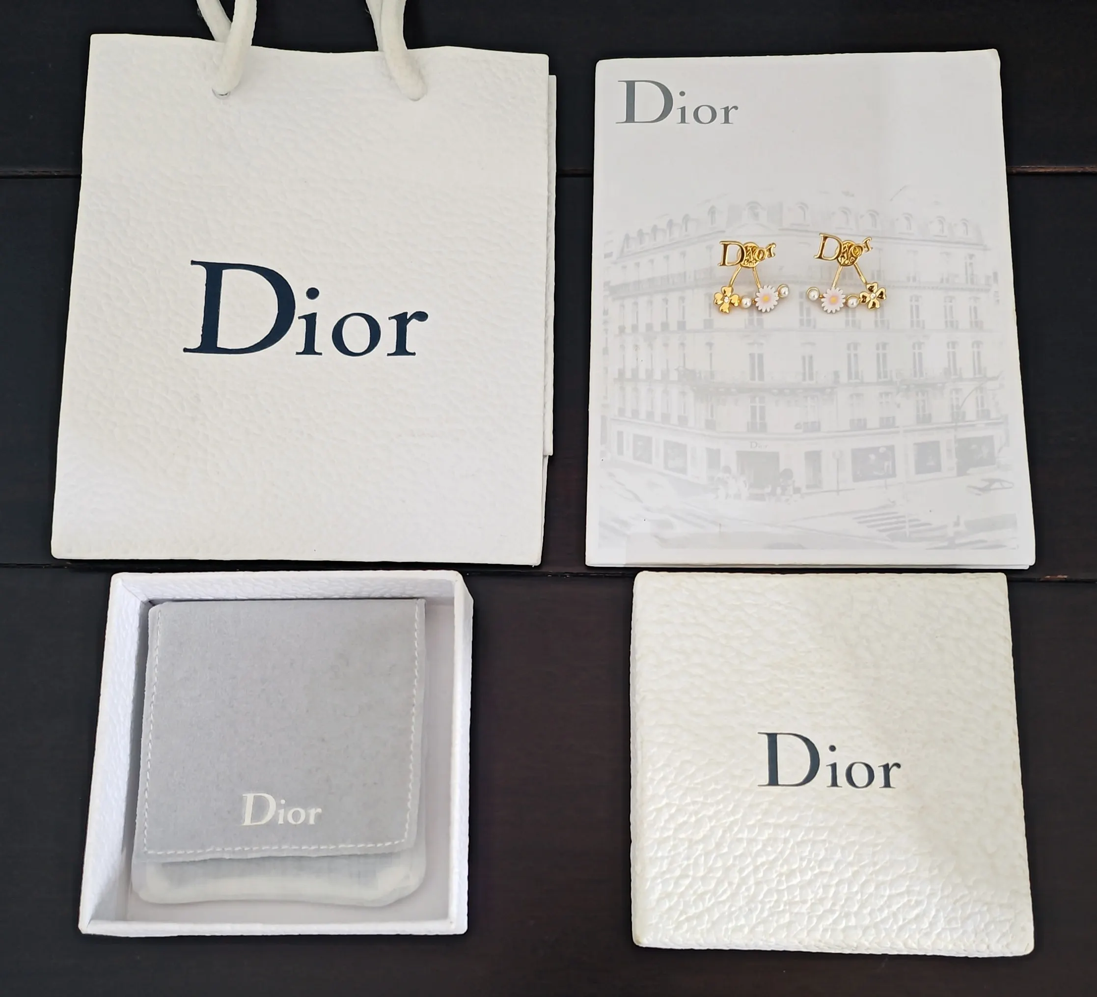 Dior 黑色CD星星发夹 礼盒款
