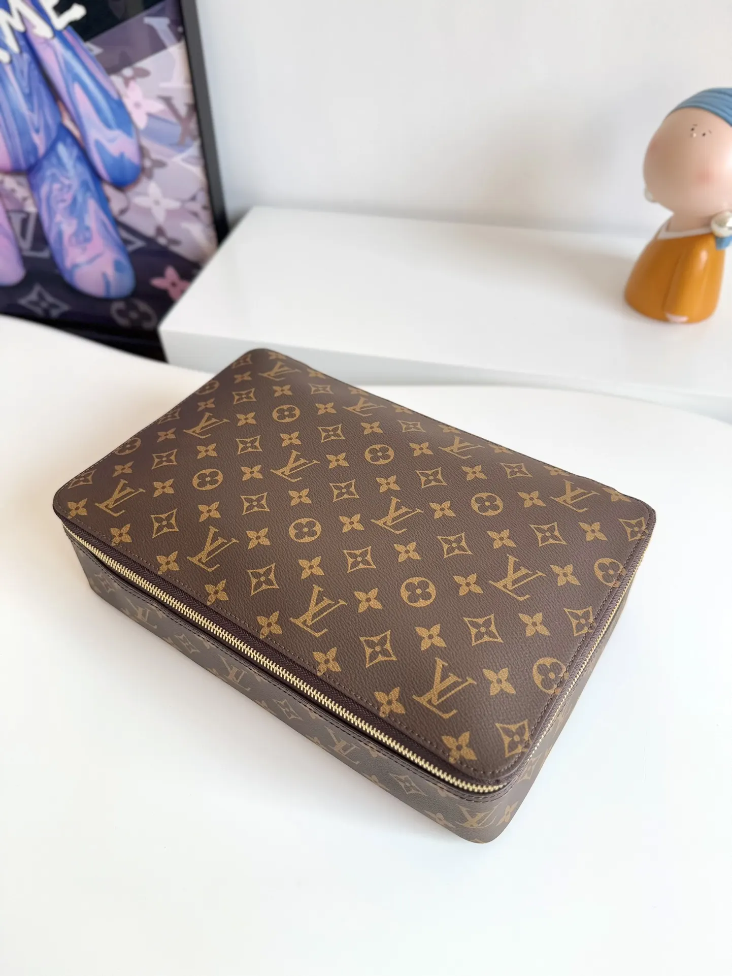 LV 老花 牛皮 行李箱 旅行拉杆款 轻便出行款
