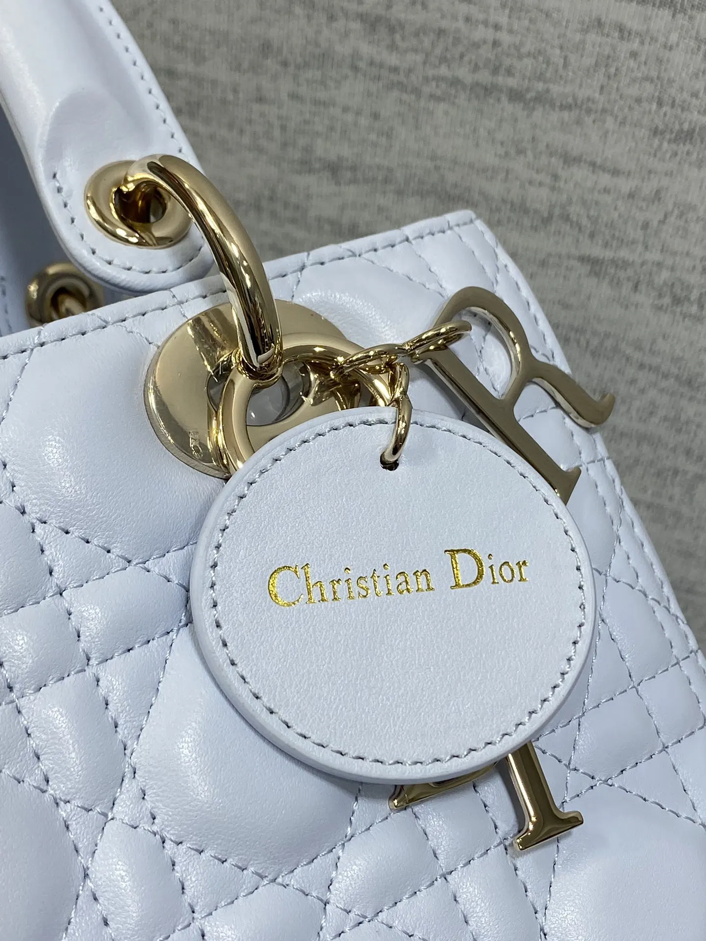 Dior Glacier Blue Sheepskin Bag Top Handle Image 5 Dior Glacier Blue Sheepskin Bag Top Handle Image 5