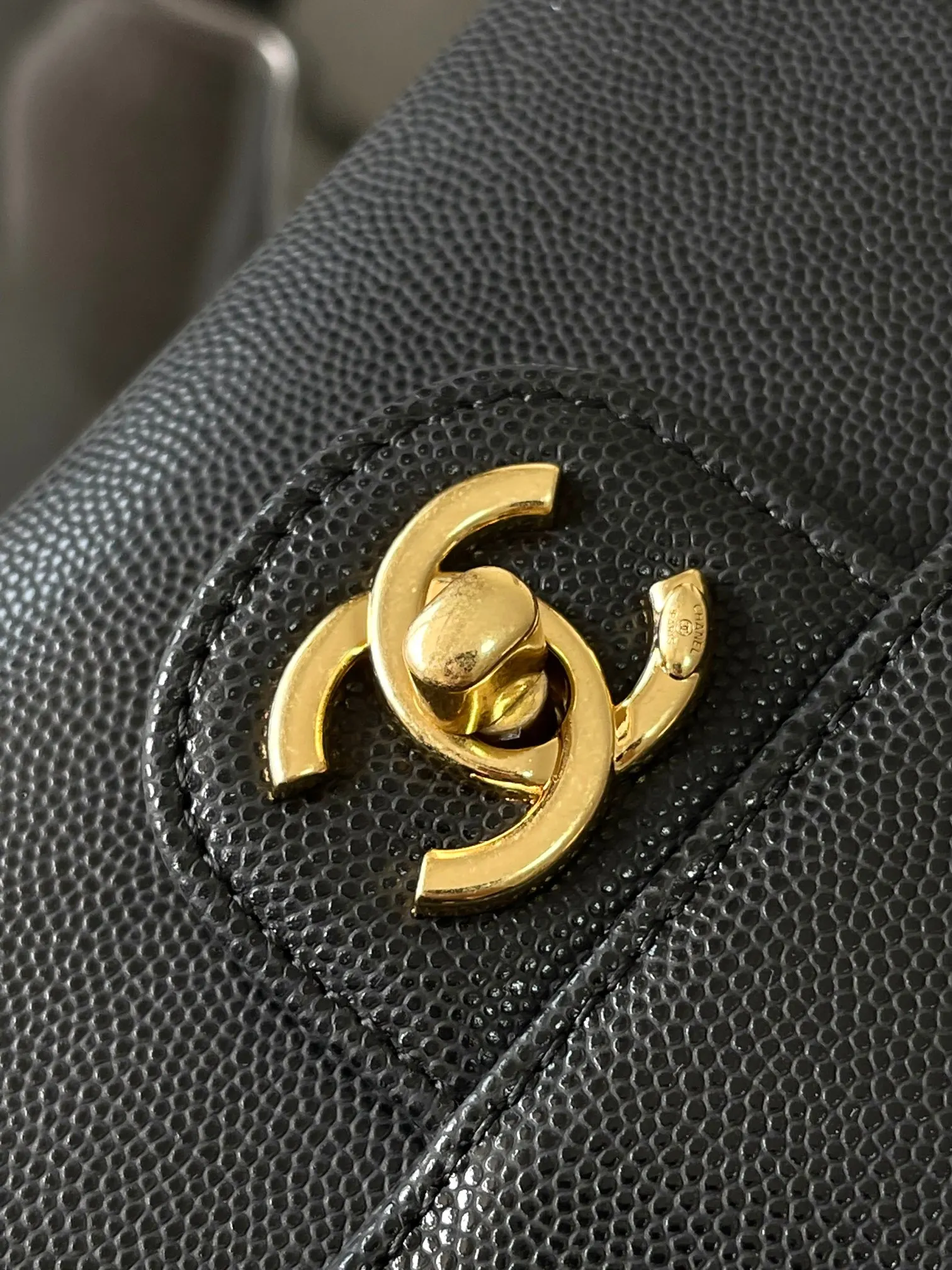 Chanel 牛皮Preppy Coco手提包 手提單肩(數字5) Chanel 牛皮Preppy Coco手提包 手提單肩(數字5)