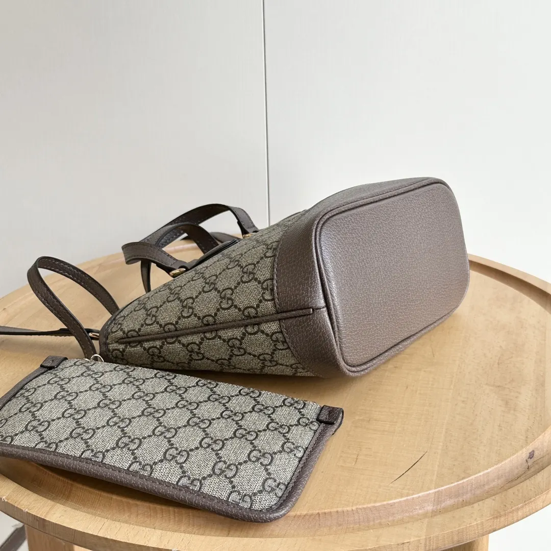 Gucci GG Supreme Ophidia 老花托特包 手提單肩