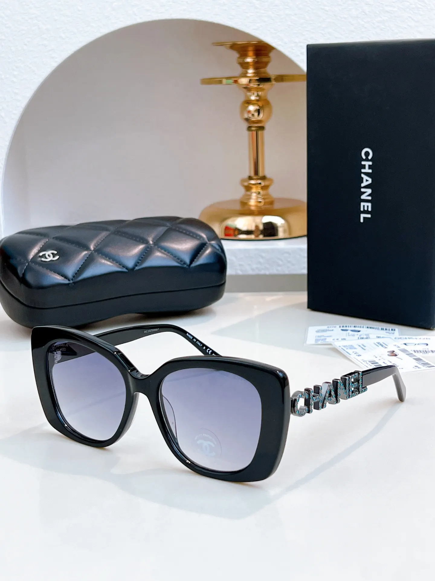 Chanel 字母 墨镜 时尚防晒 太阳镜