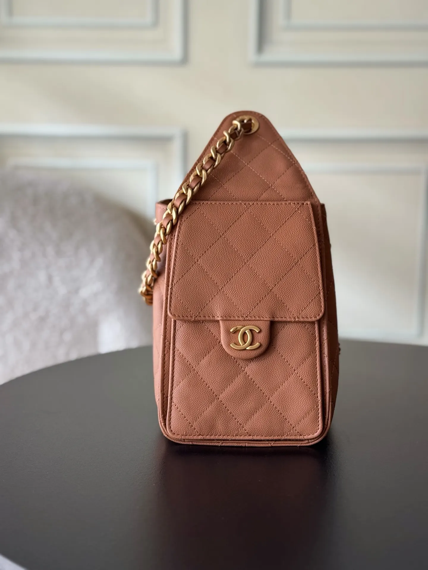 Chanel Hobo Shoulder Bag Vintage Leather