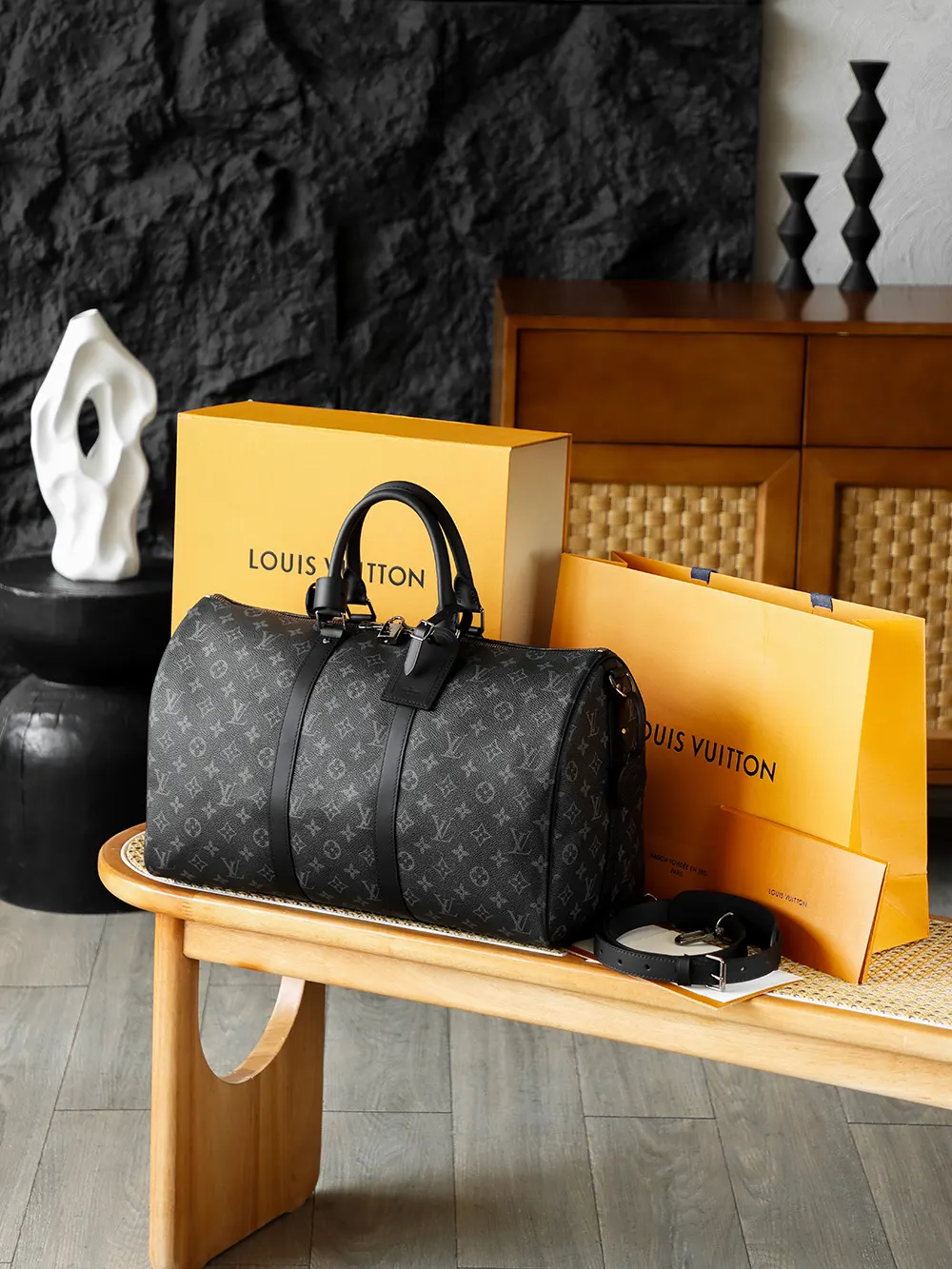 Keepall 帆布 旅行包 大容量旅行款