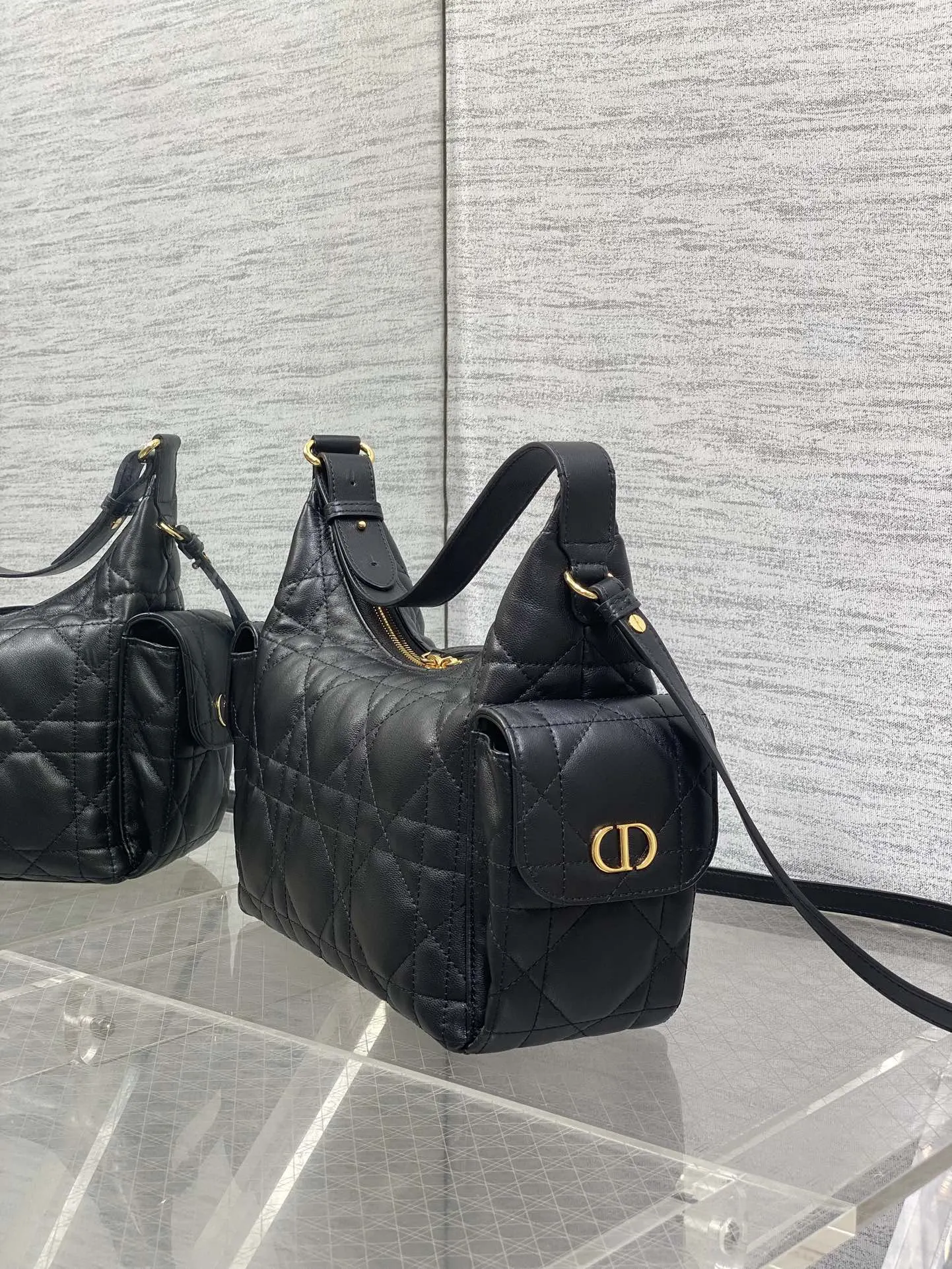 Dior 小牛皮 全套 Dream 腋下单肩系 腋下包 复古腋下背款