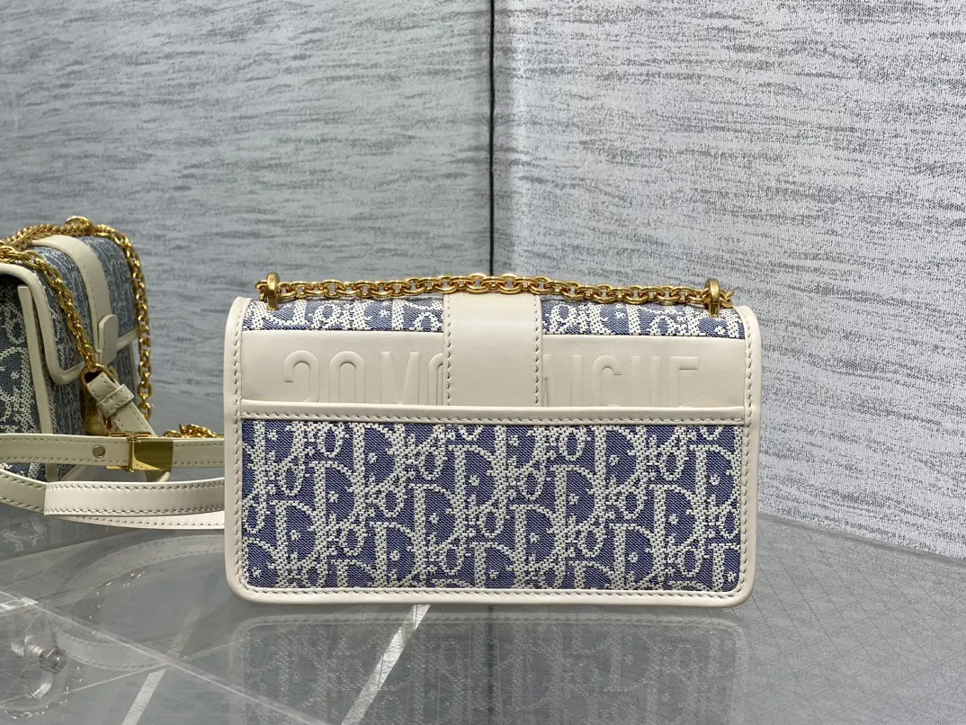 Dior 白色小牛皮鏈條包 手提斜挎(數字5) Dior 白色小牛皮鏈條包 手提斜挎(數字5)